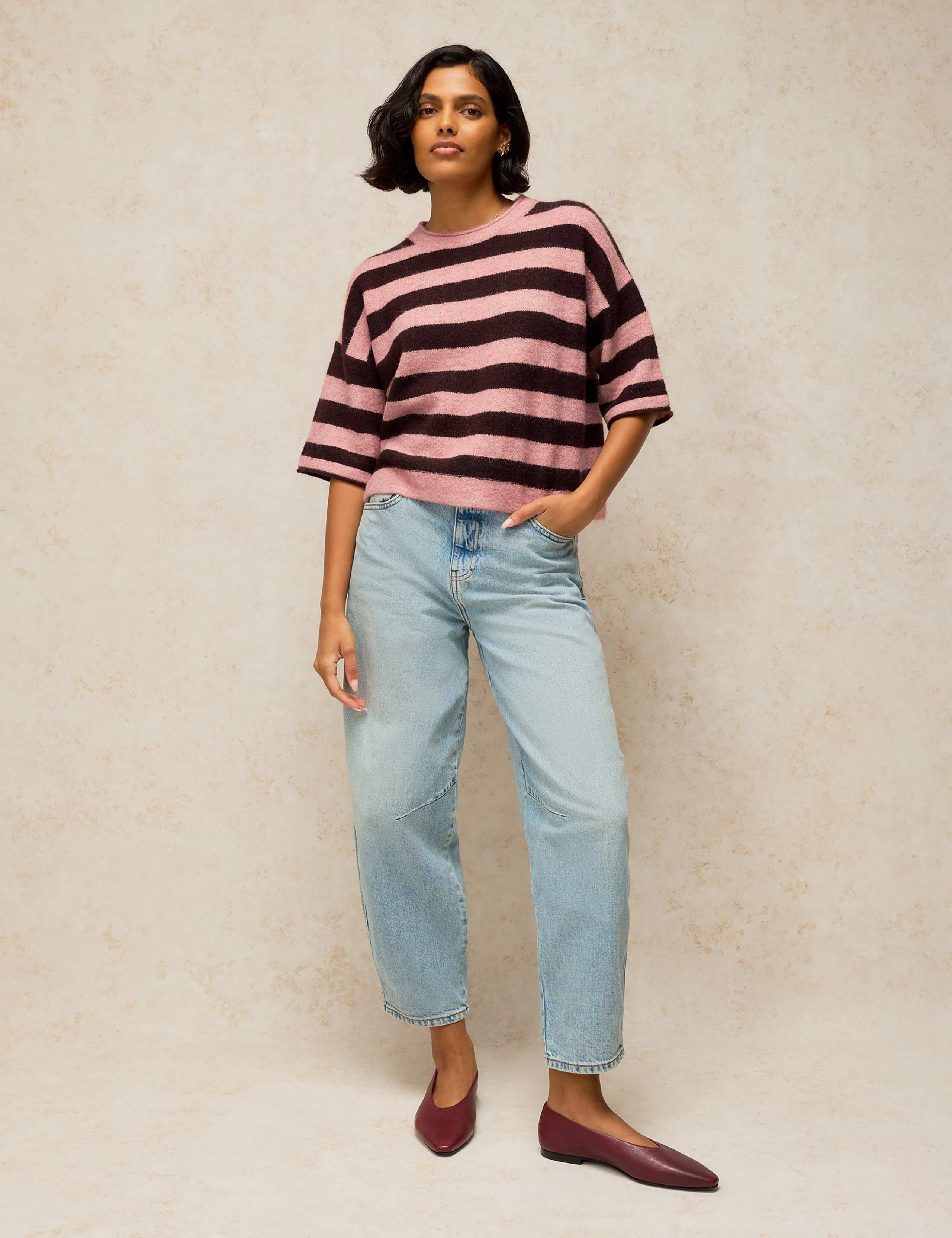 Kate Striped Knitted T-Shirt 4 of 6