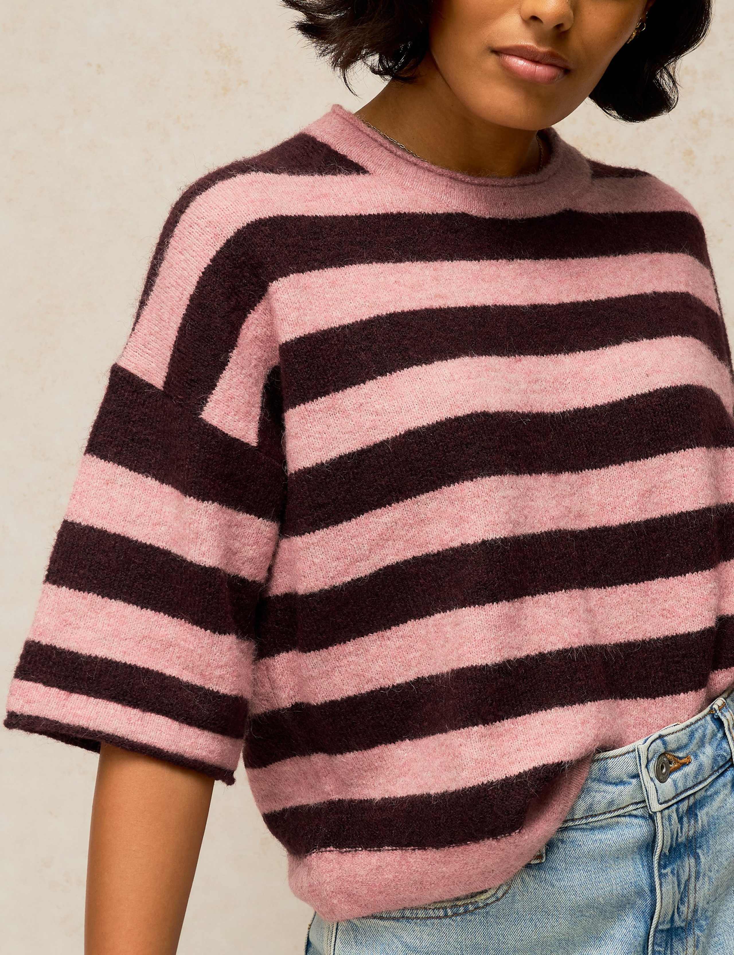 Kate Striped Knitted T-Shirt 5 of 6