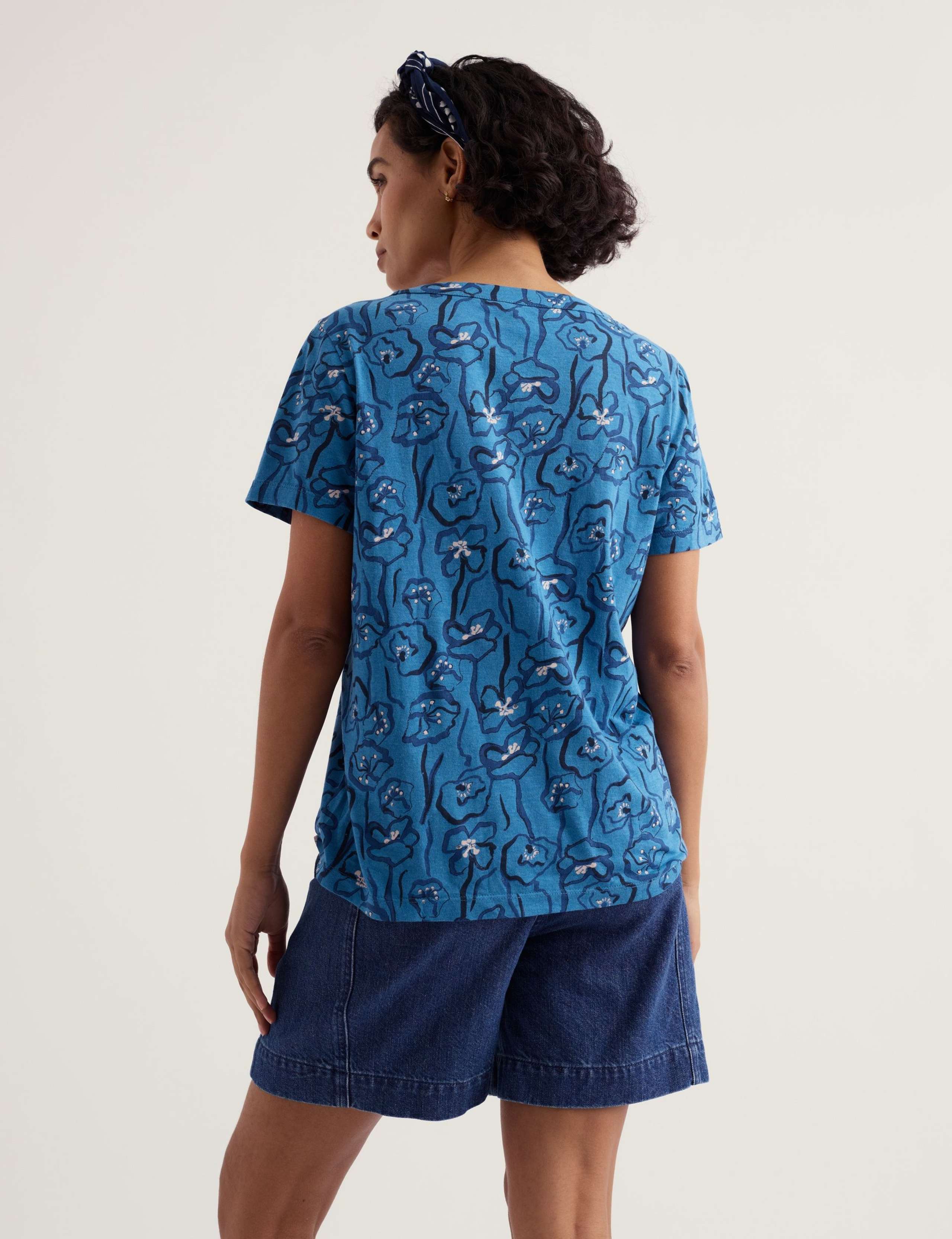 Cotton Modal Blend Floral Top 4 of 5