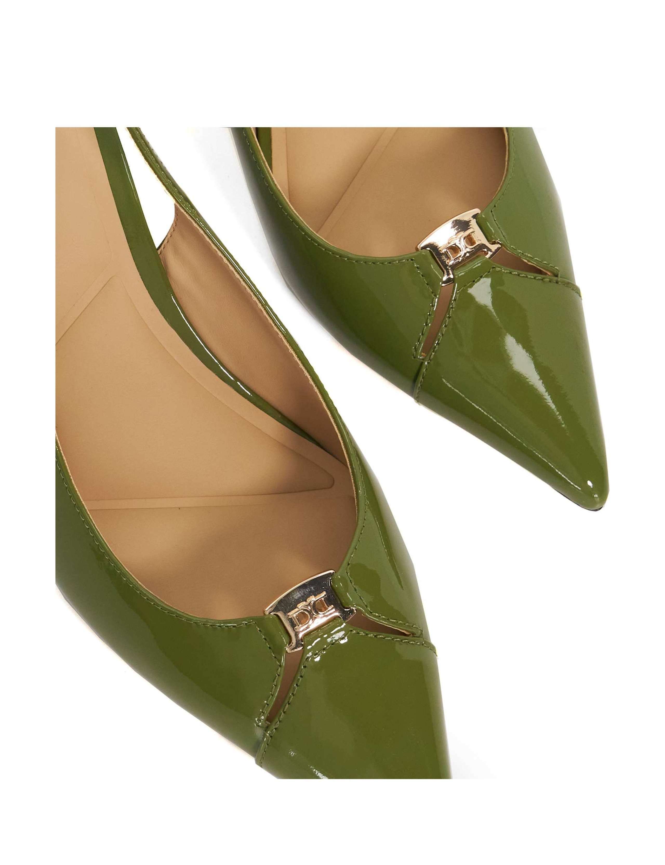 Leather Stiletto Heel Slingback Shoes 5 of 5