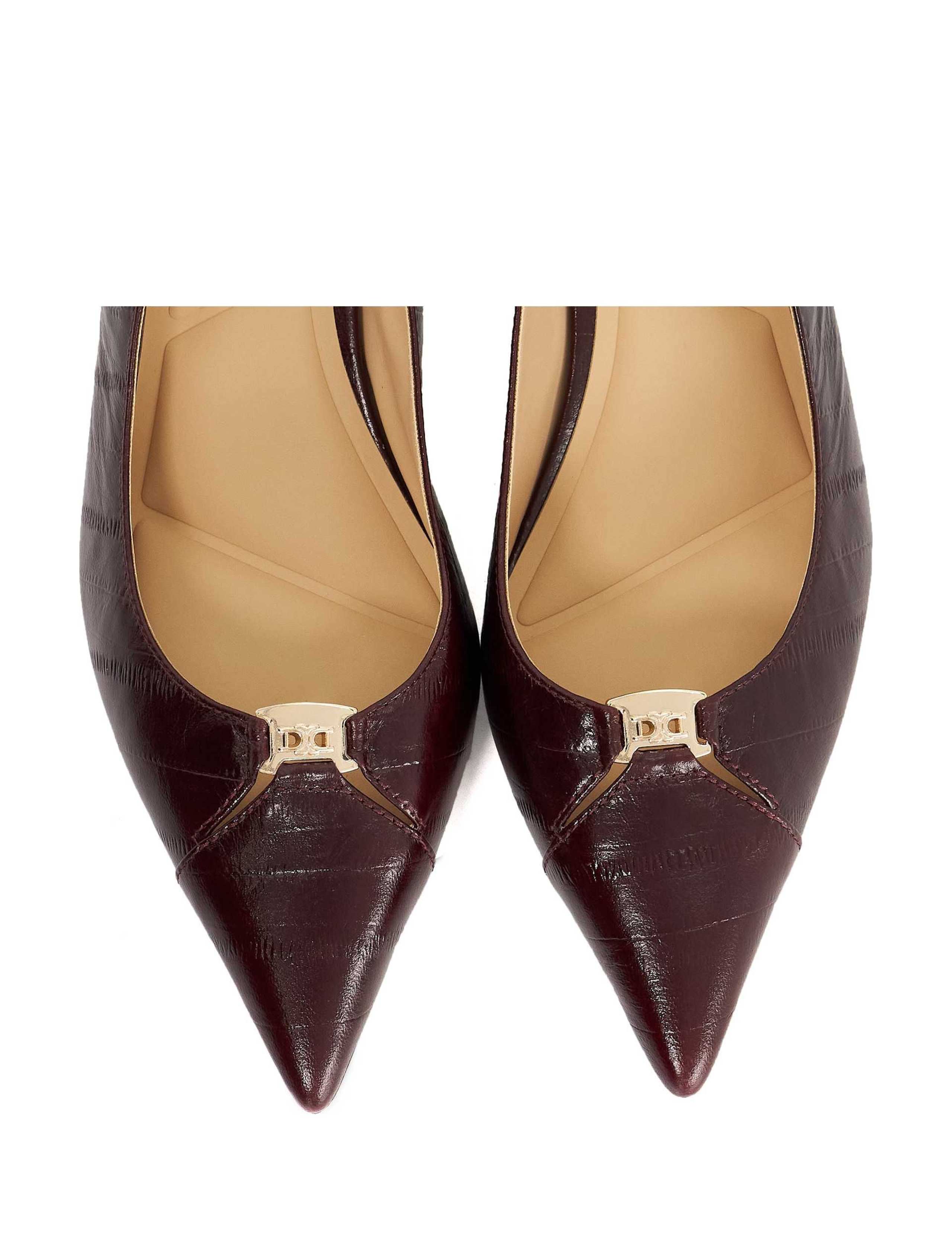 Leather Stiletto Heel Slingback Shoes 5 of 5