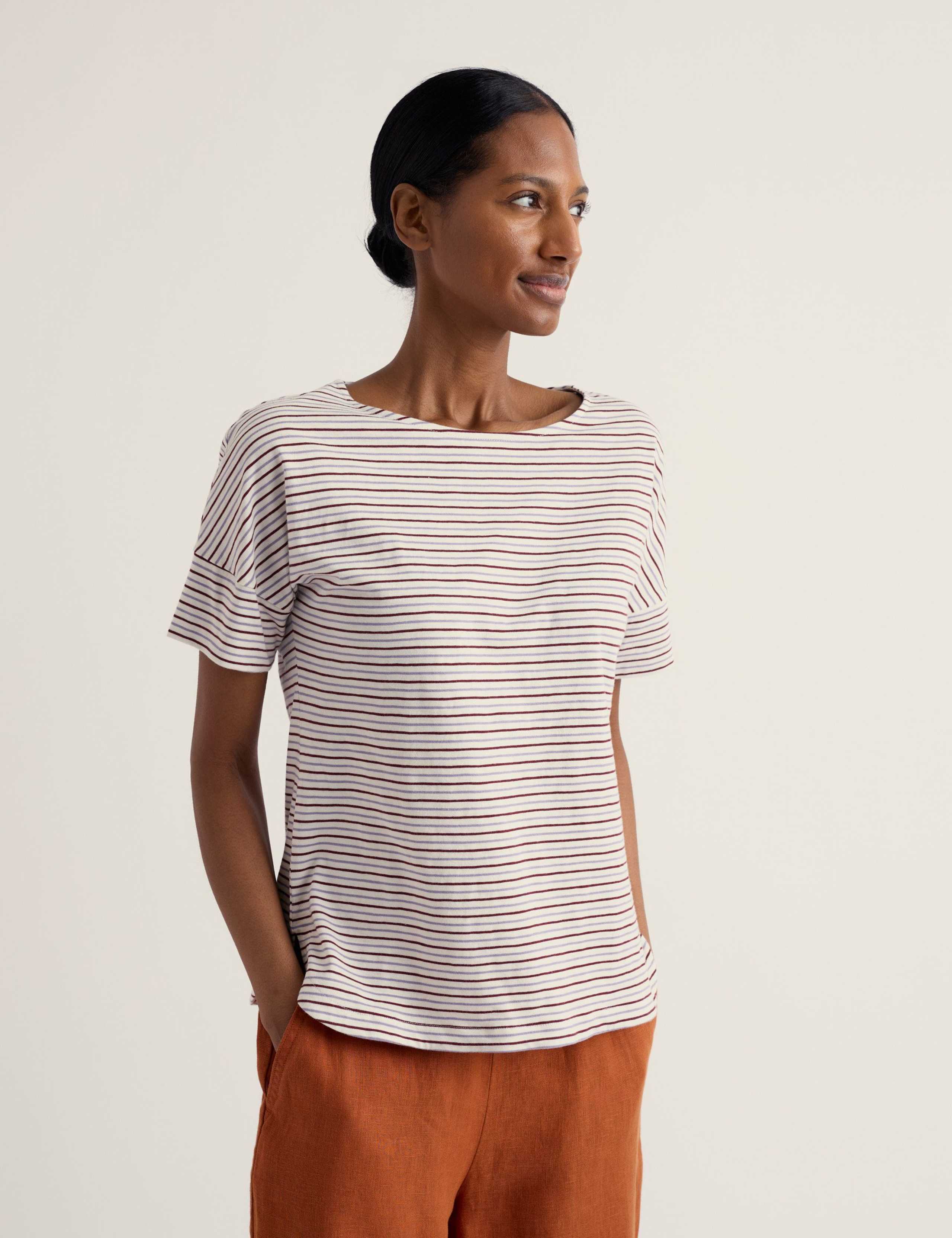 Pure Cotton Striped T-Shirt 3 of 5
