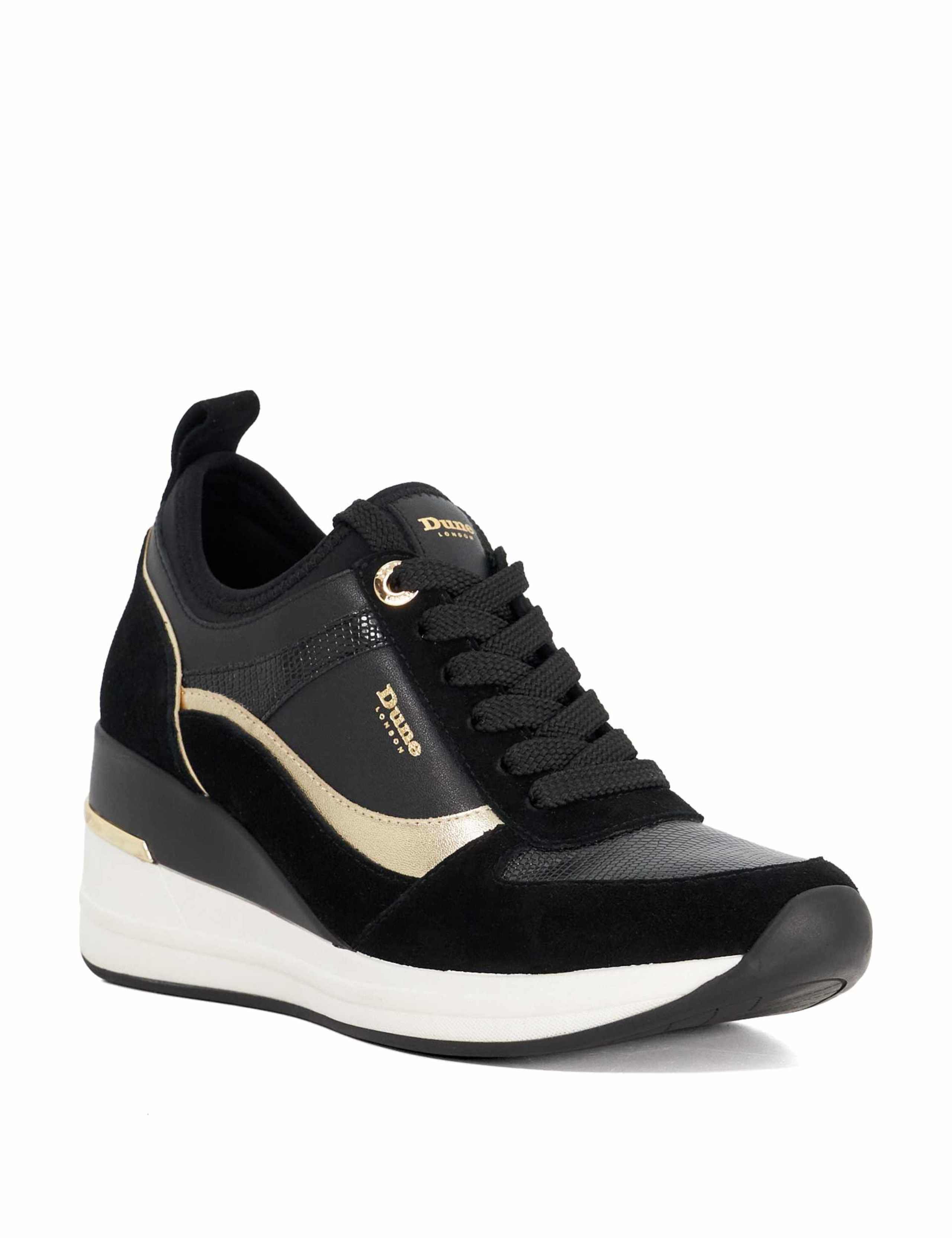 Suede Lace Up Trainers 2 of 5