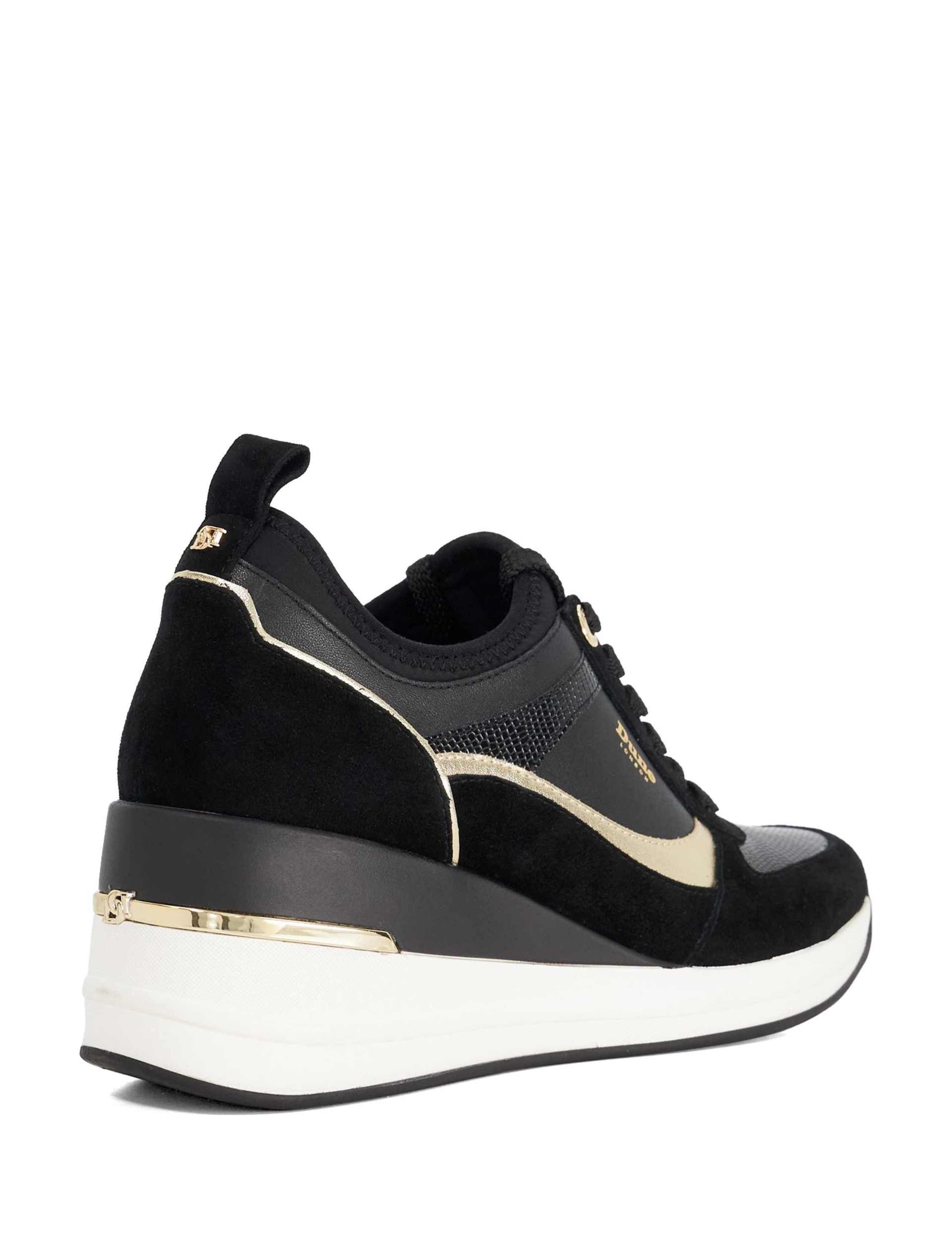 Suede Lace Up Trainers 4 of 5