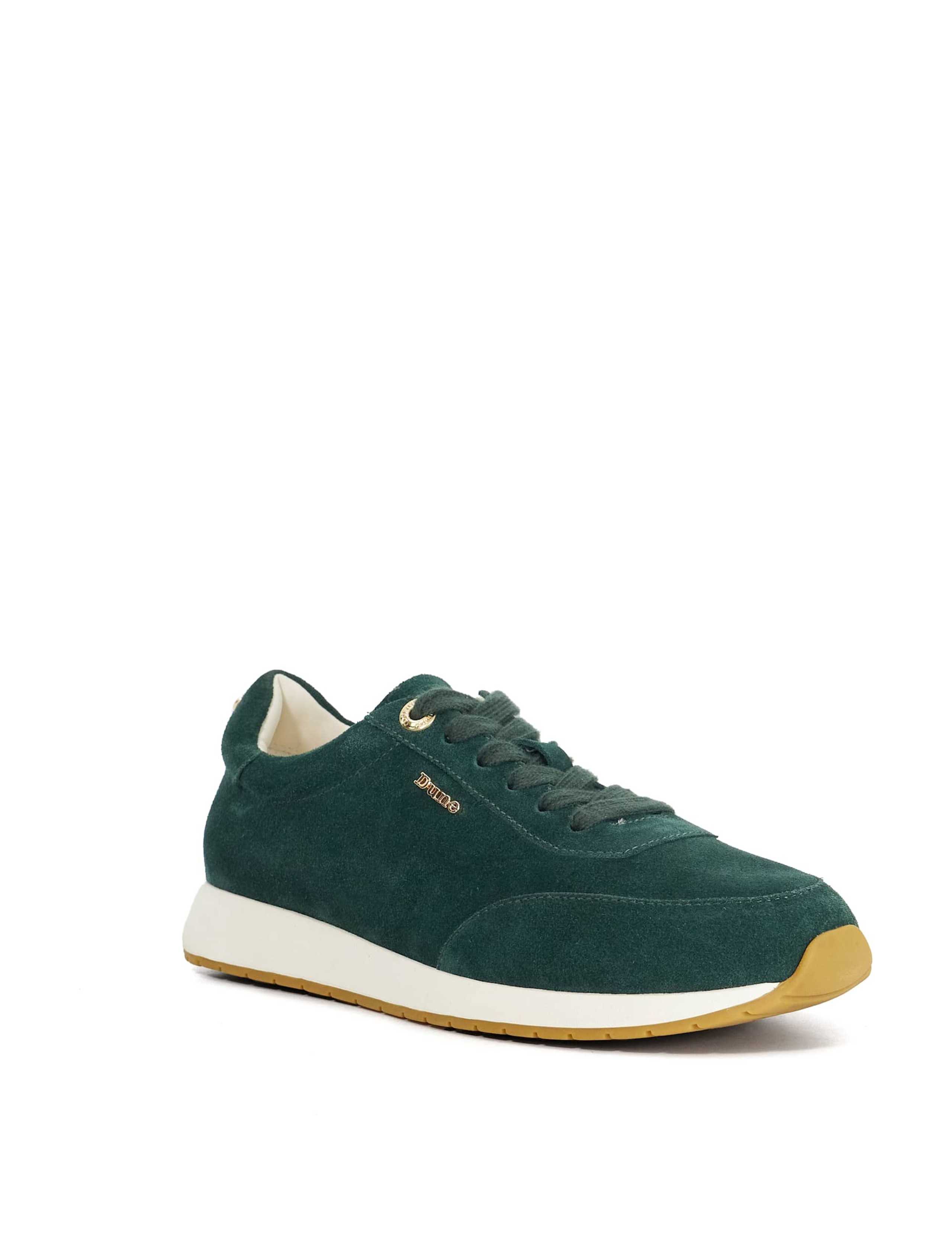 Suede Lace Up Trainers 5 of 6