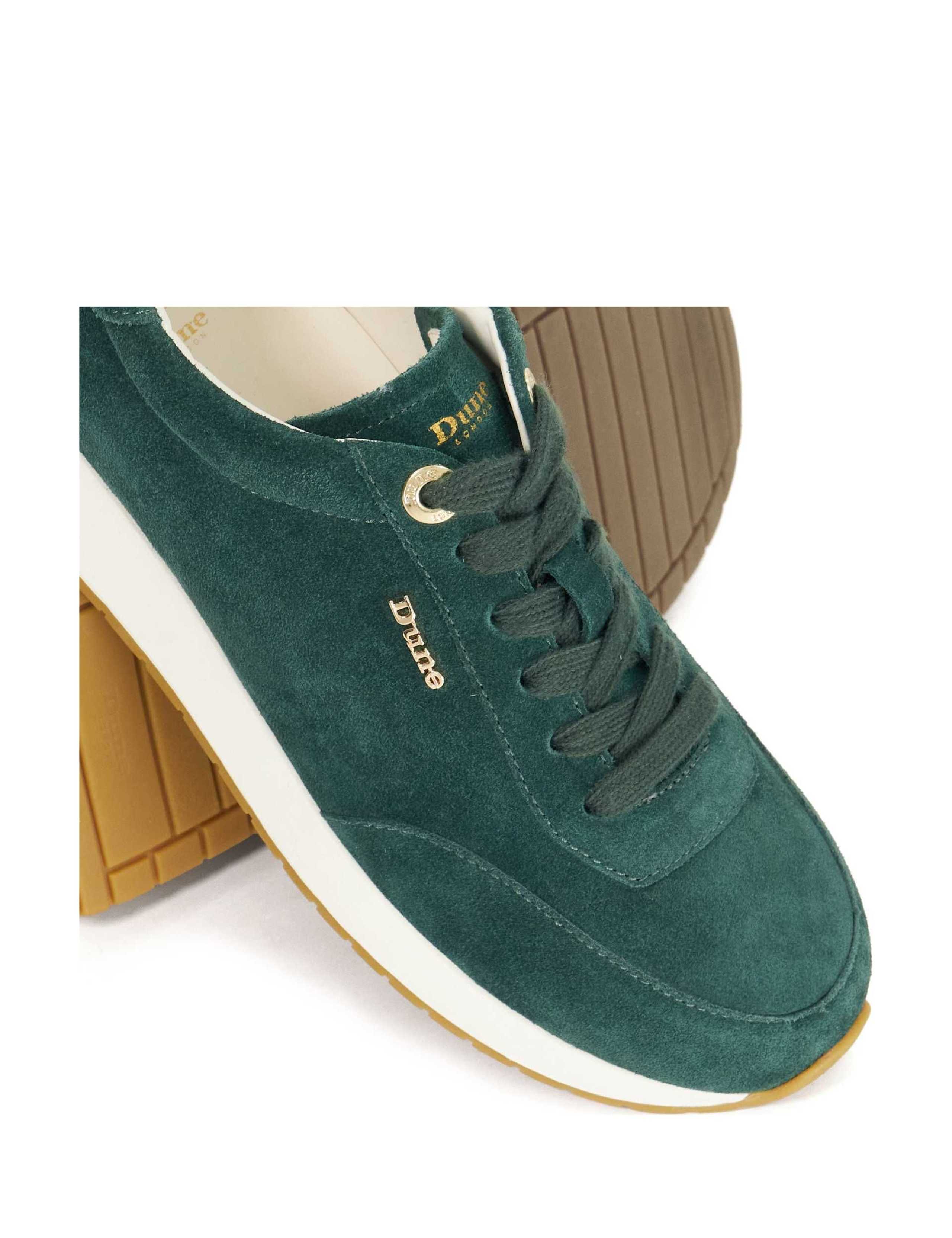 Suede Lace Up Trainers 6 of 6