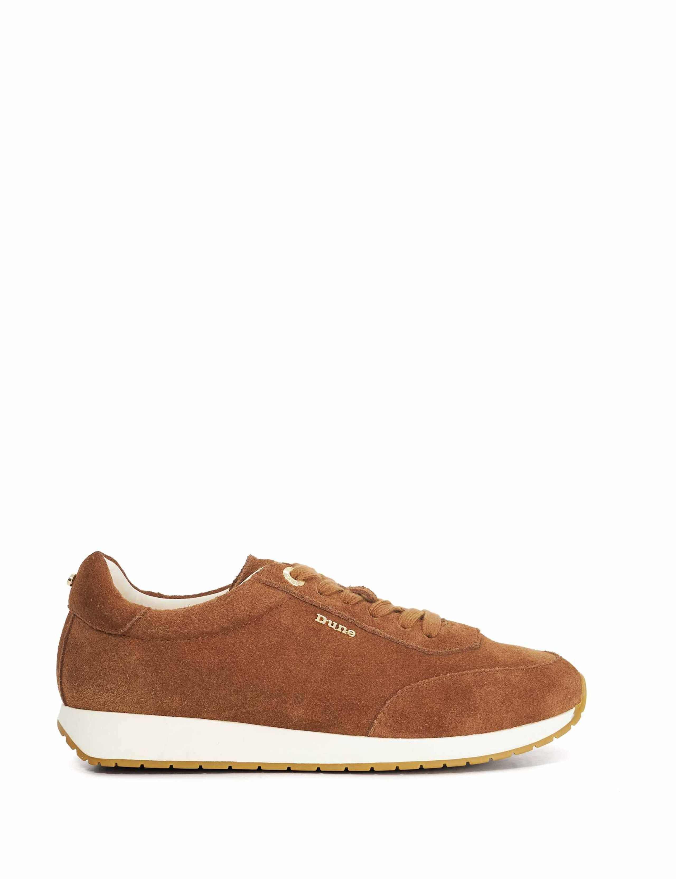 Suede Lace Up Trainers 1 of 6