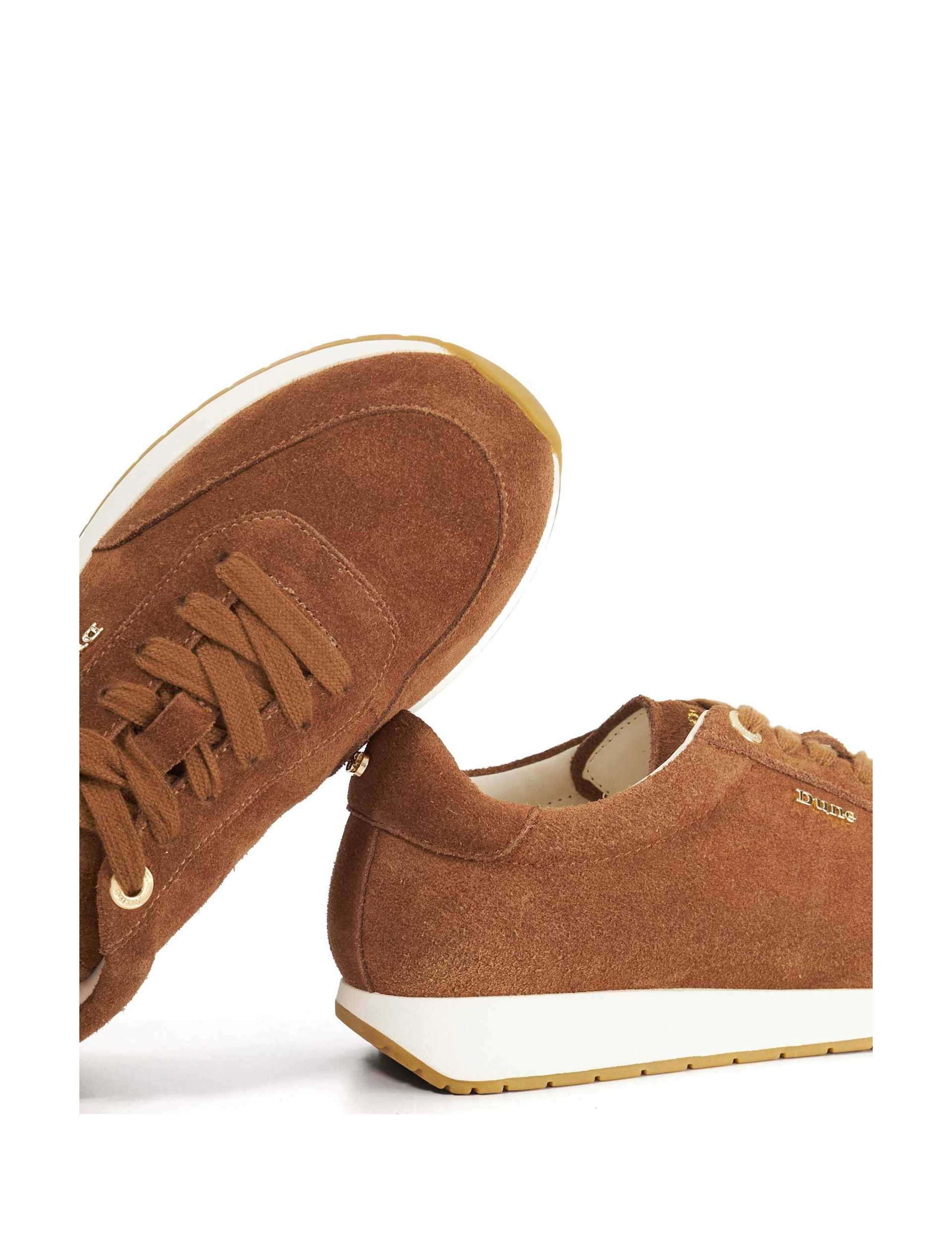 Suede Lace Up Trainers 6 of 6