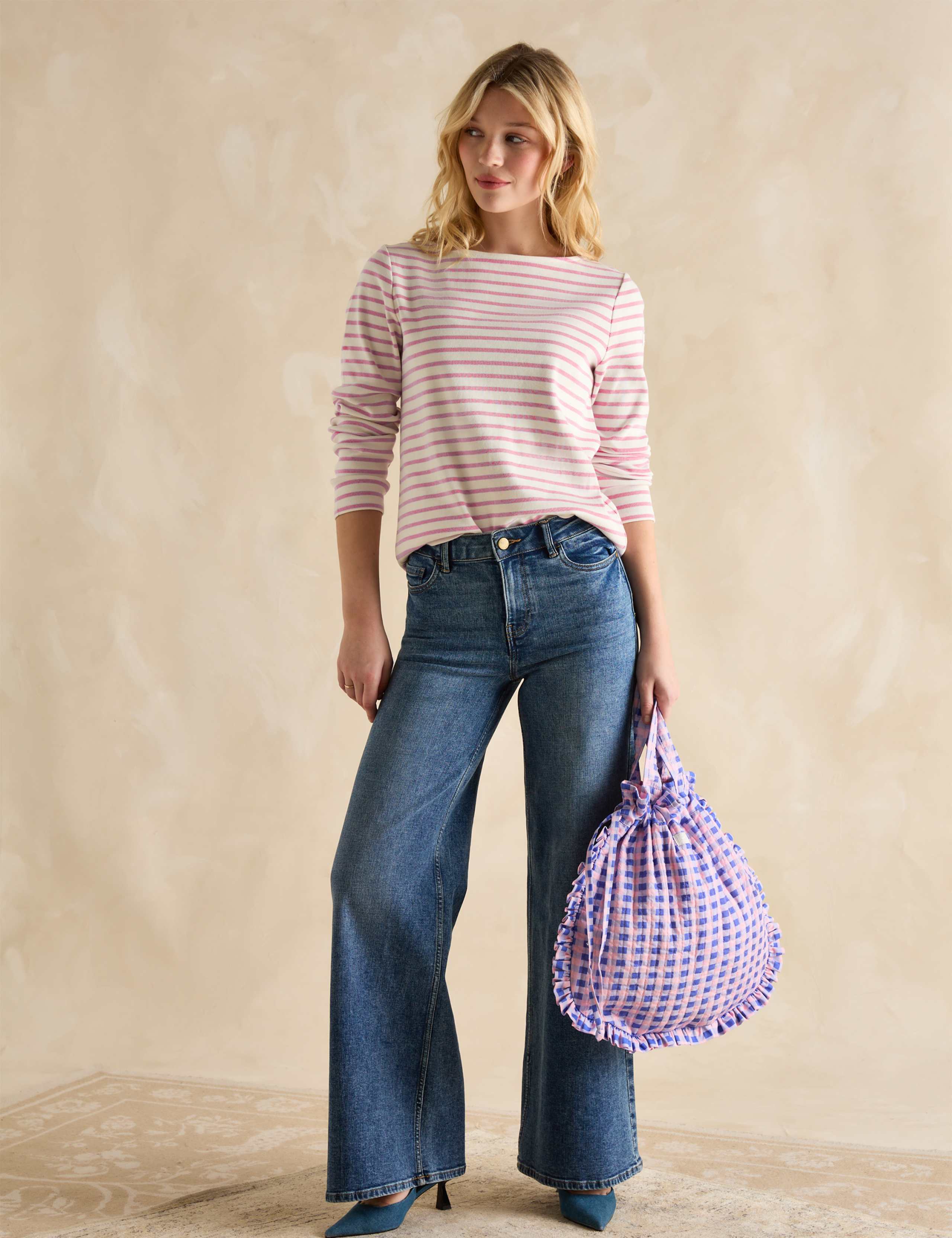 Pure Cotton Striped Relaxed Top 3 of 5