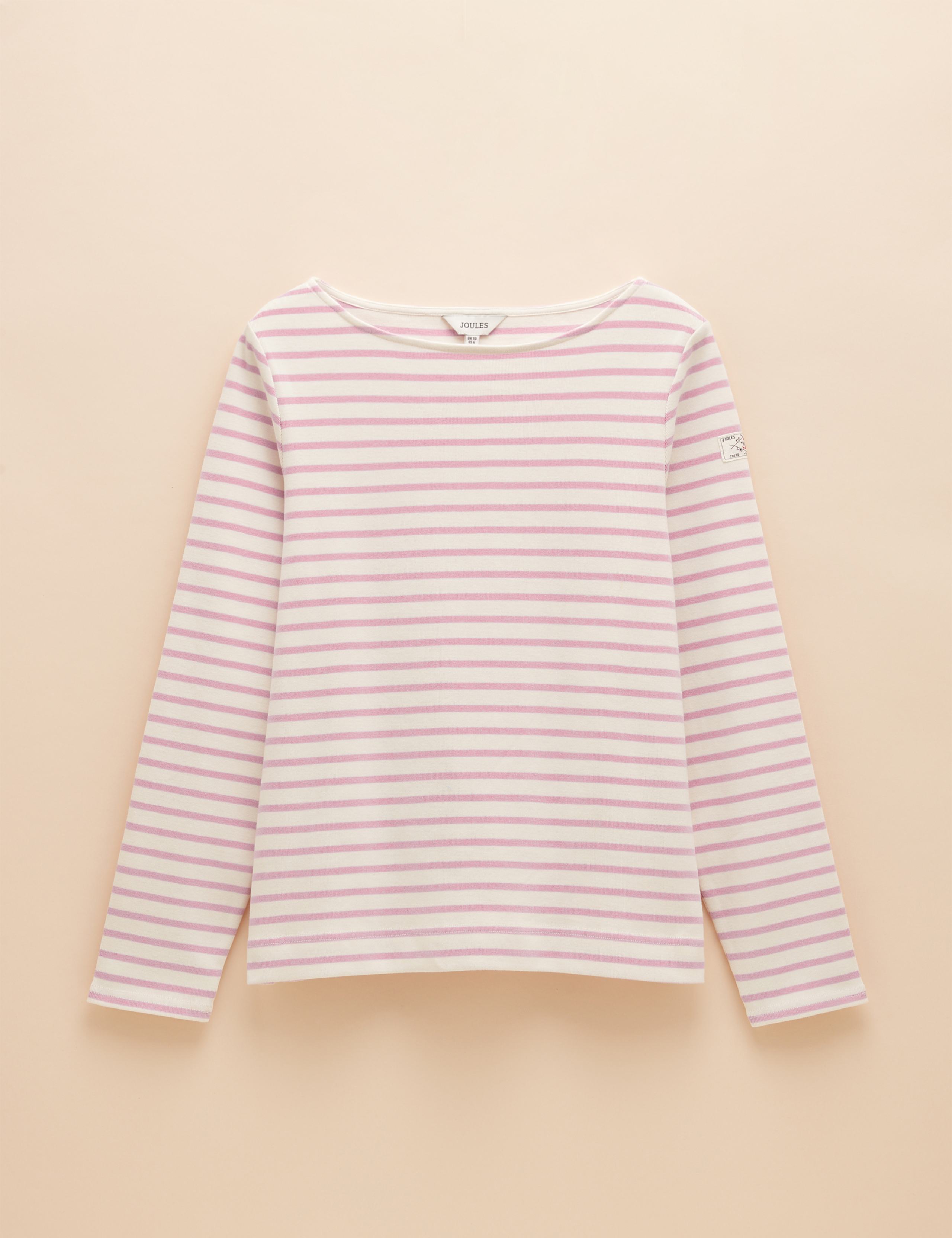 Pure Cotton Striped Relaxed Top 2 of 5