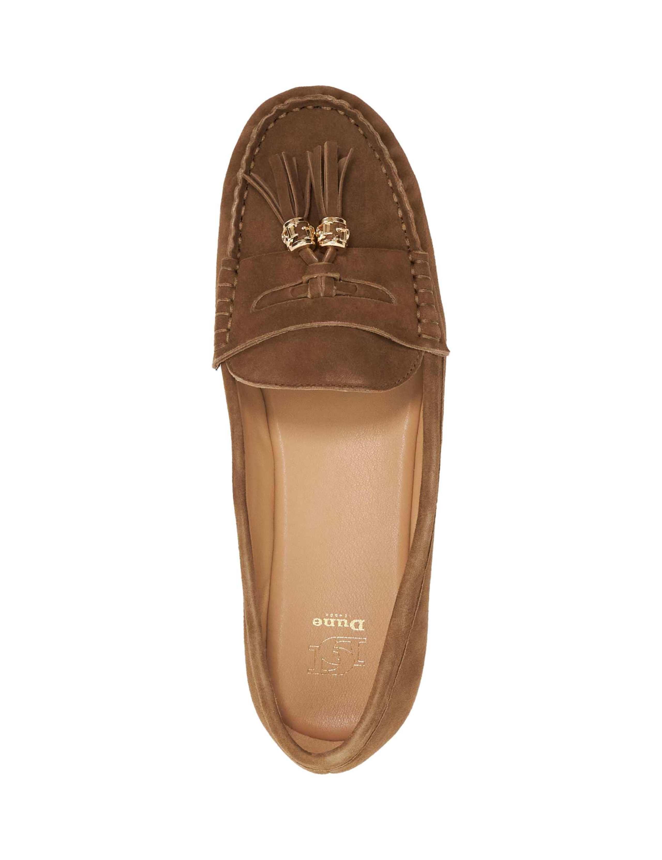 Leather Tassel Flat Loafers 4 of 5