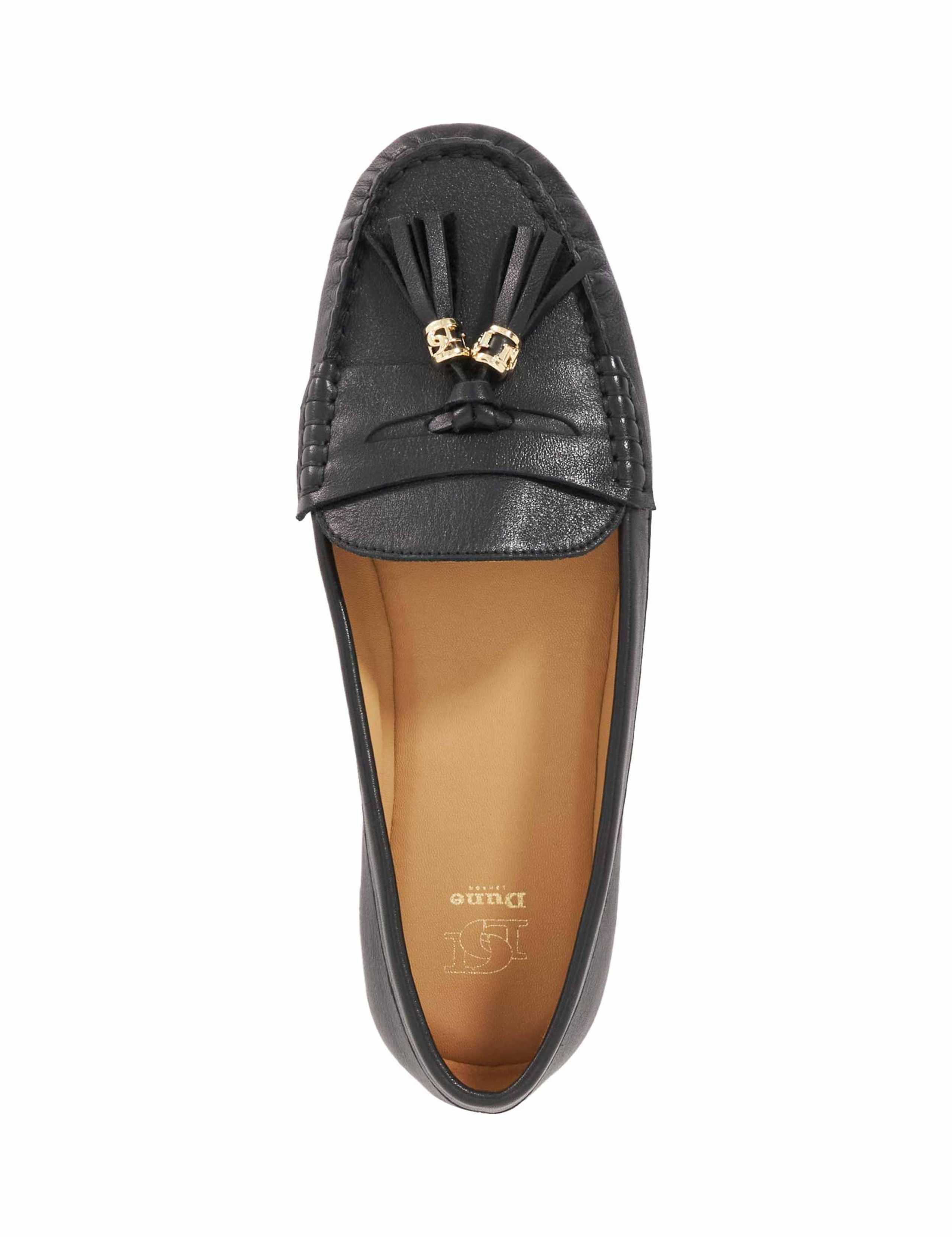 Leather Tassel Flat Loafers 3 of 6