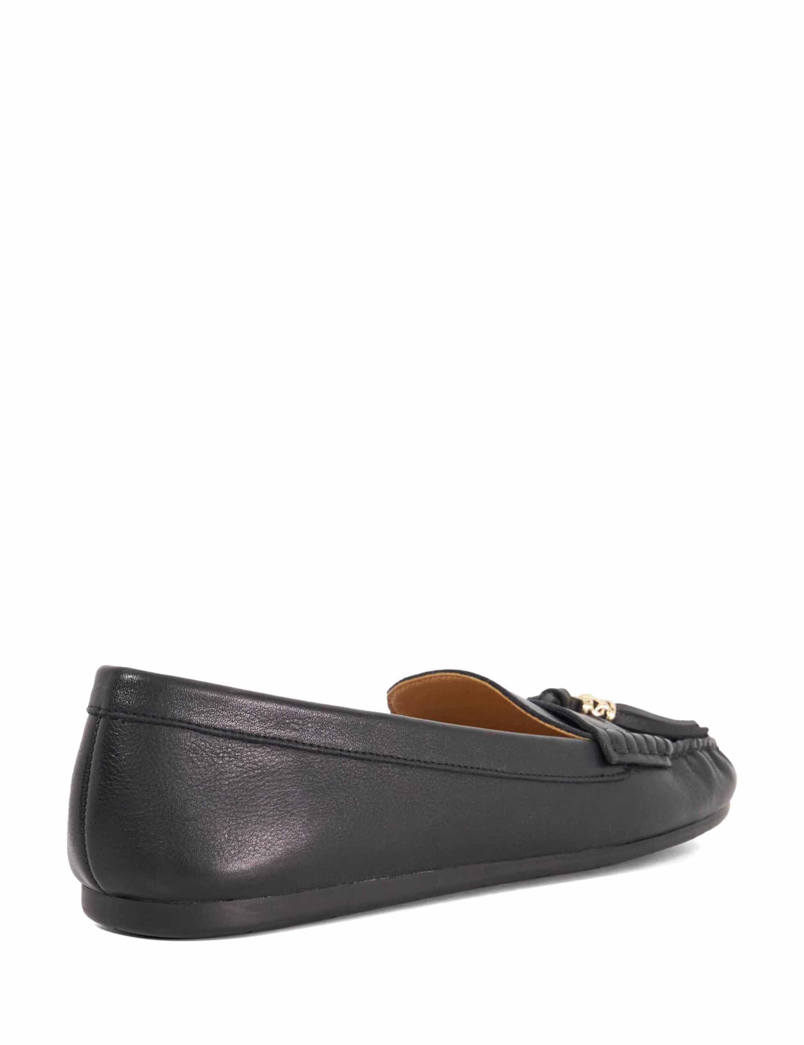 Leather Tassel Flat Loafers 5 of 6