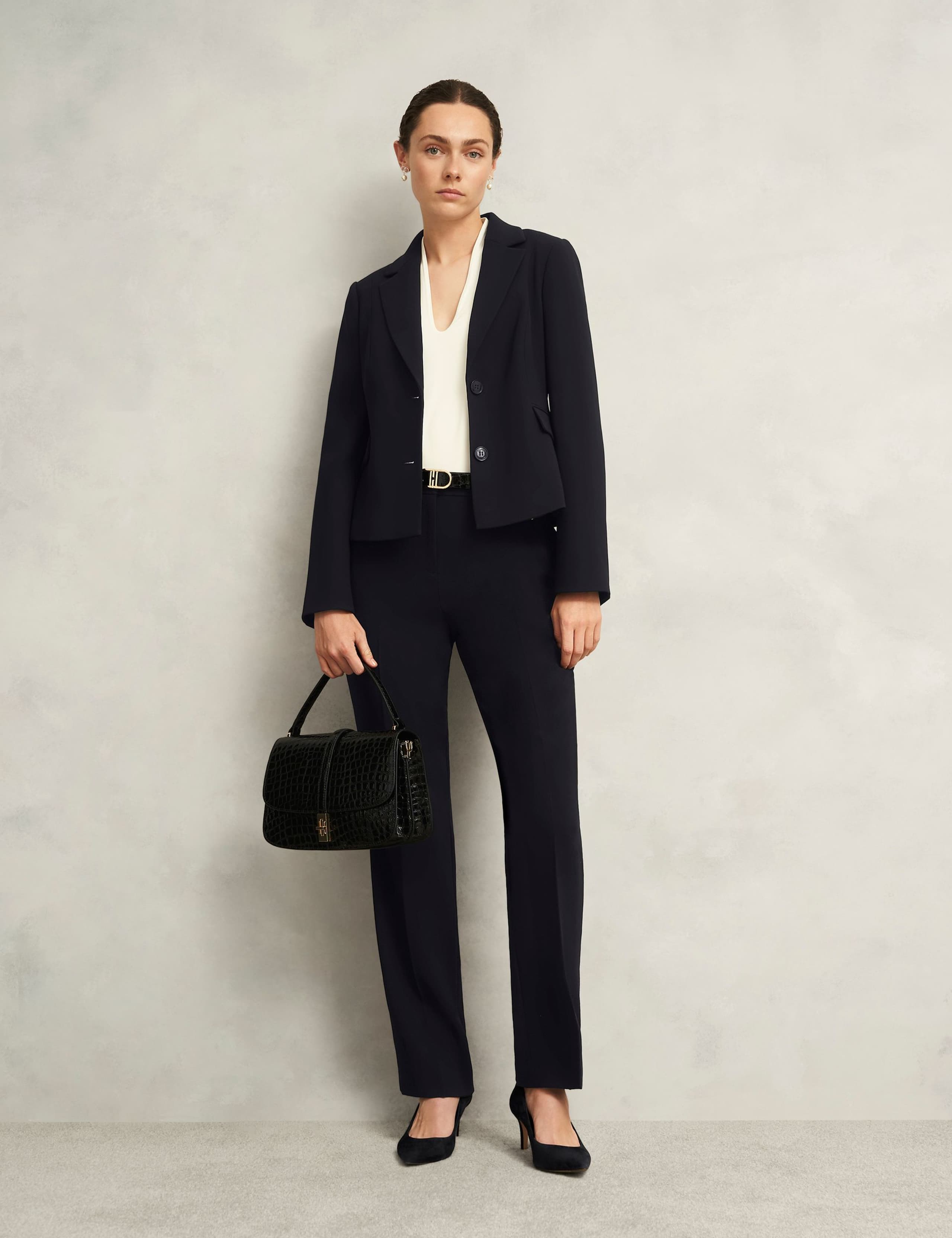 Cropped Tailored Jacket 3 of 5