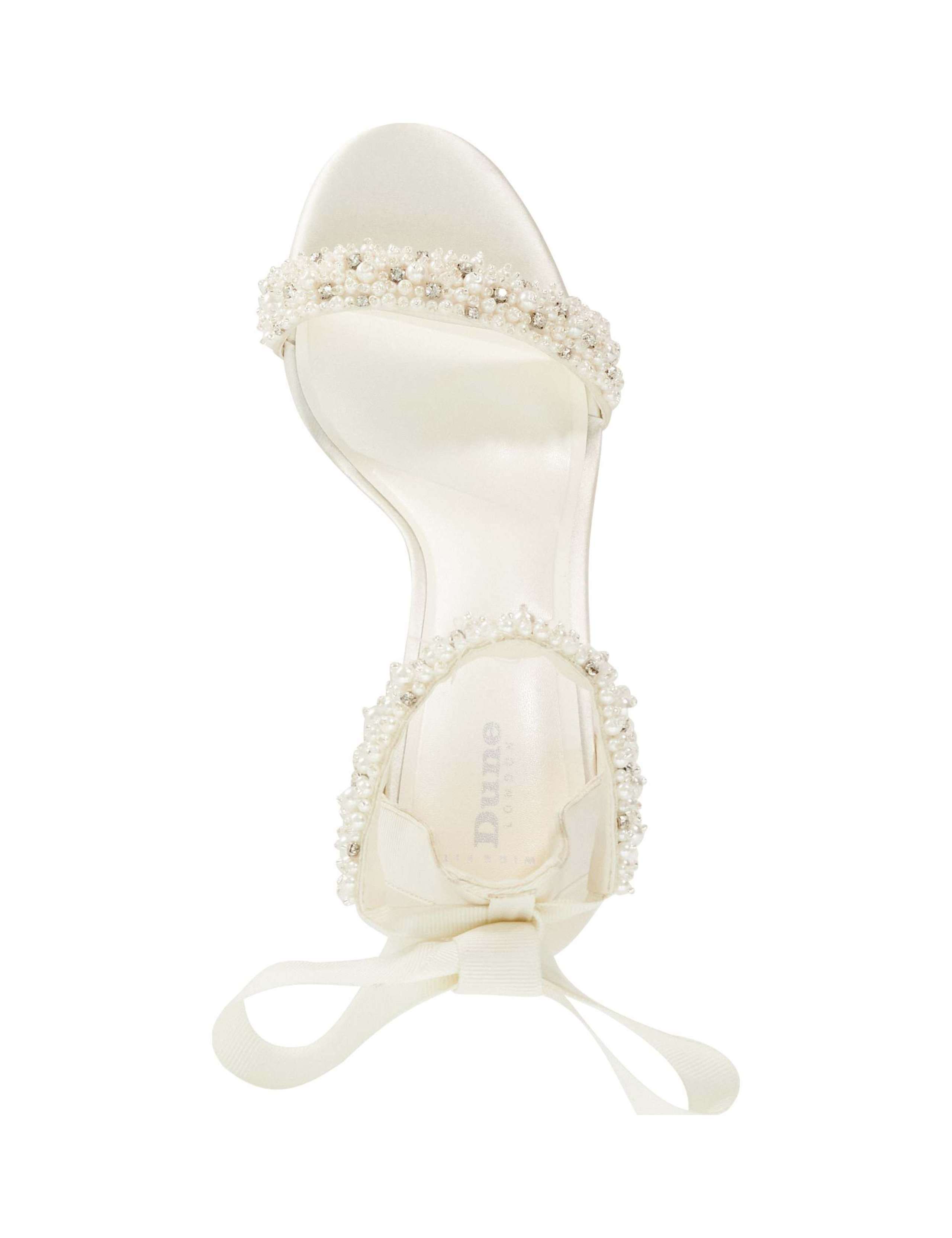 Wide Fit Bridal Ankle Tie Sandals 4 of 5