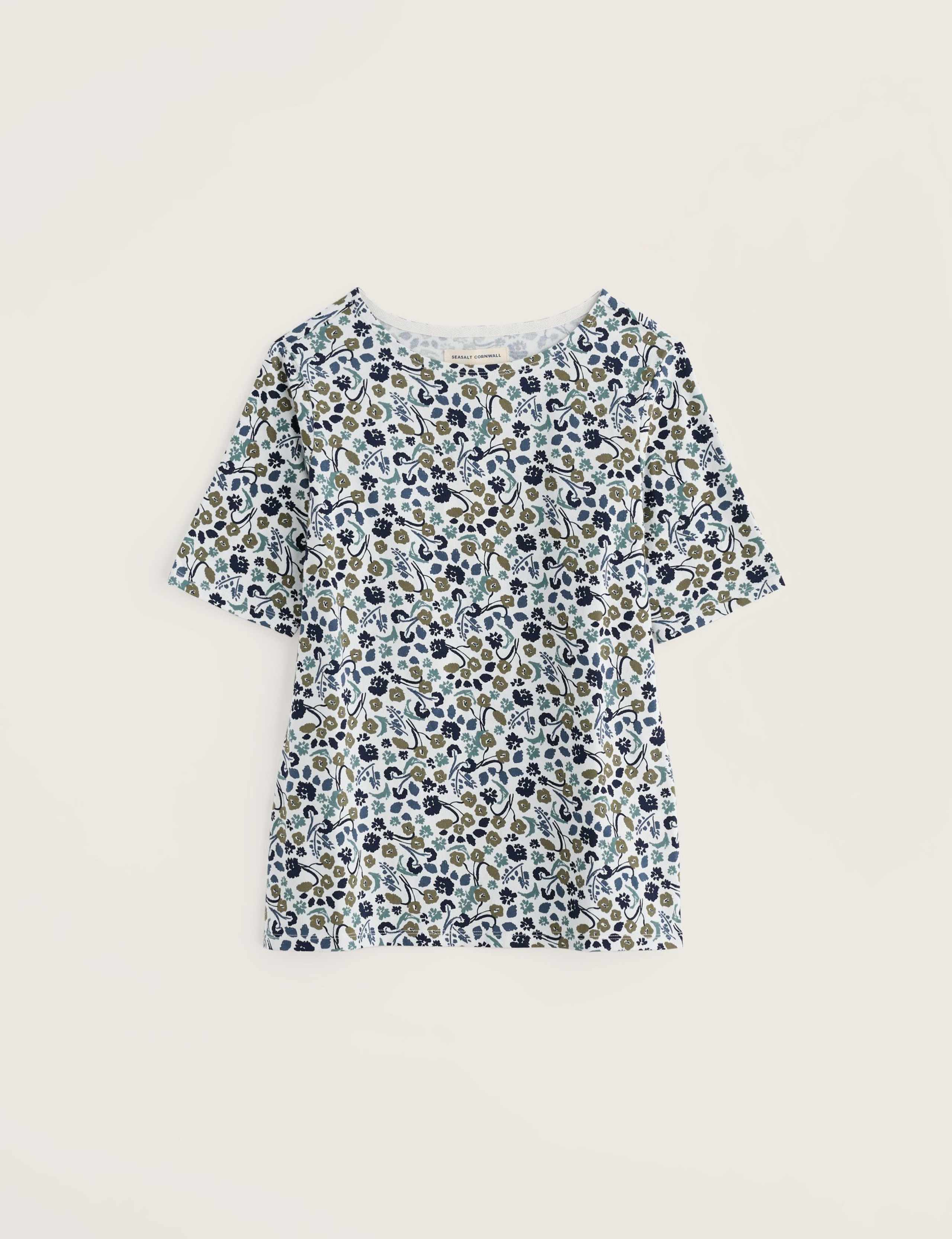 Pure Cotton Floral T-Shirt 2 of 5