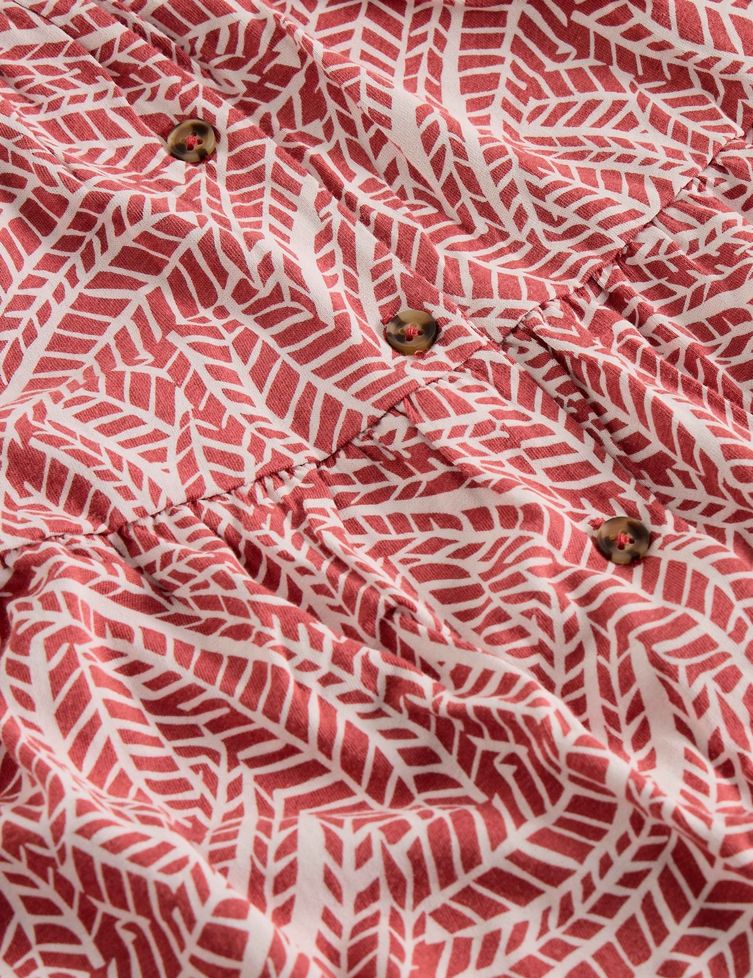 Jersey Printed Midaxi A-Line Skirt 6 of 6