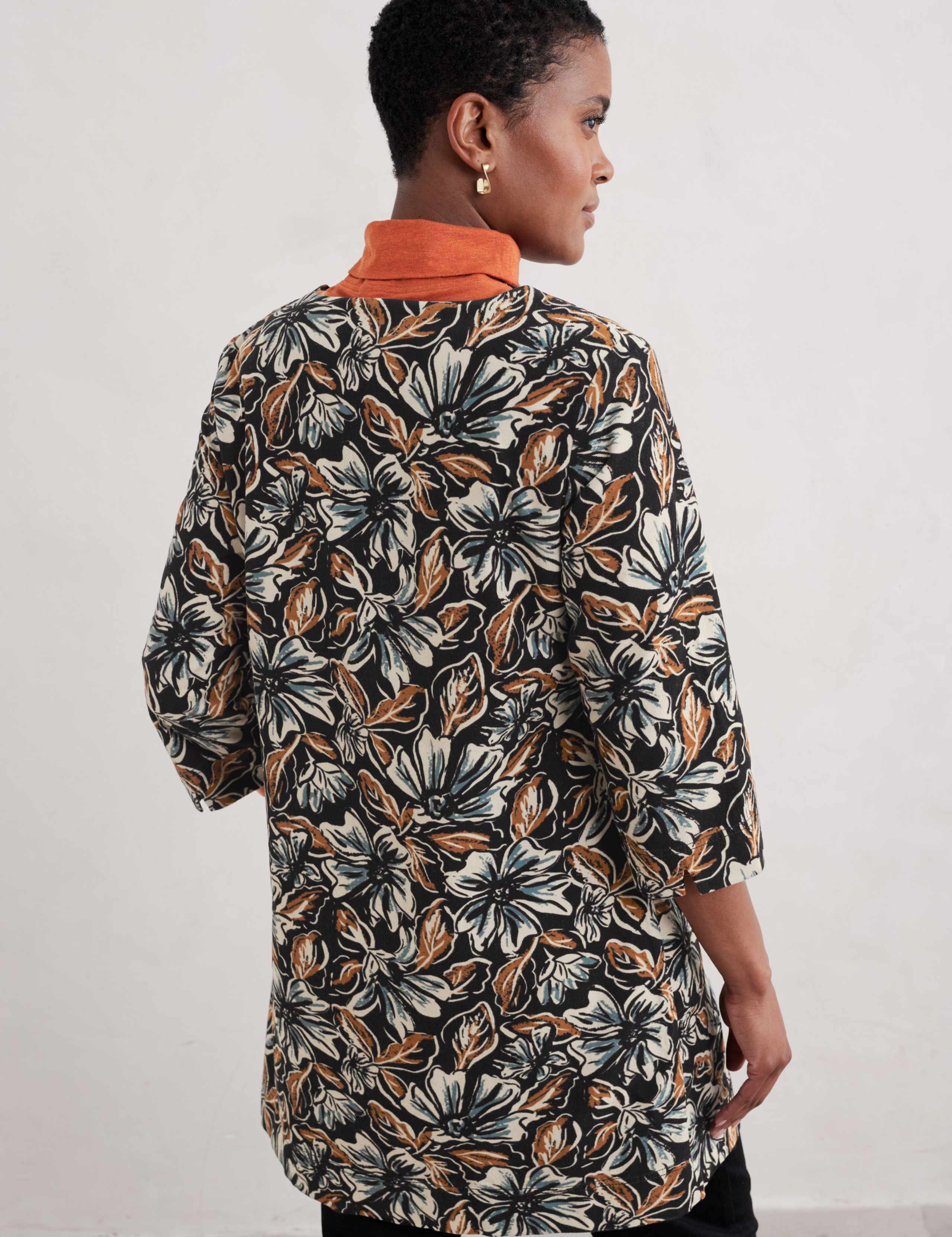 Pure Cotton Floral Tunic 3 of 4