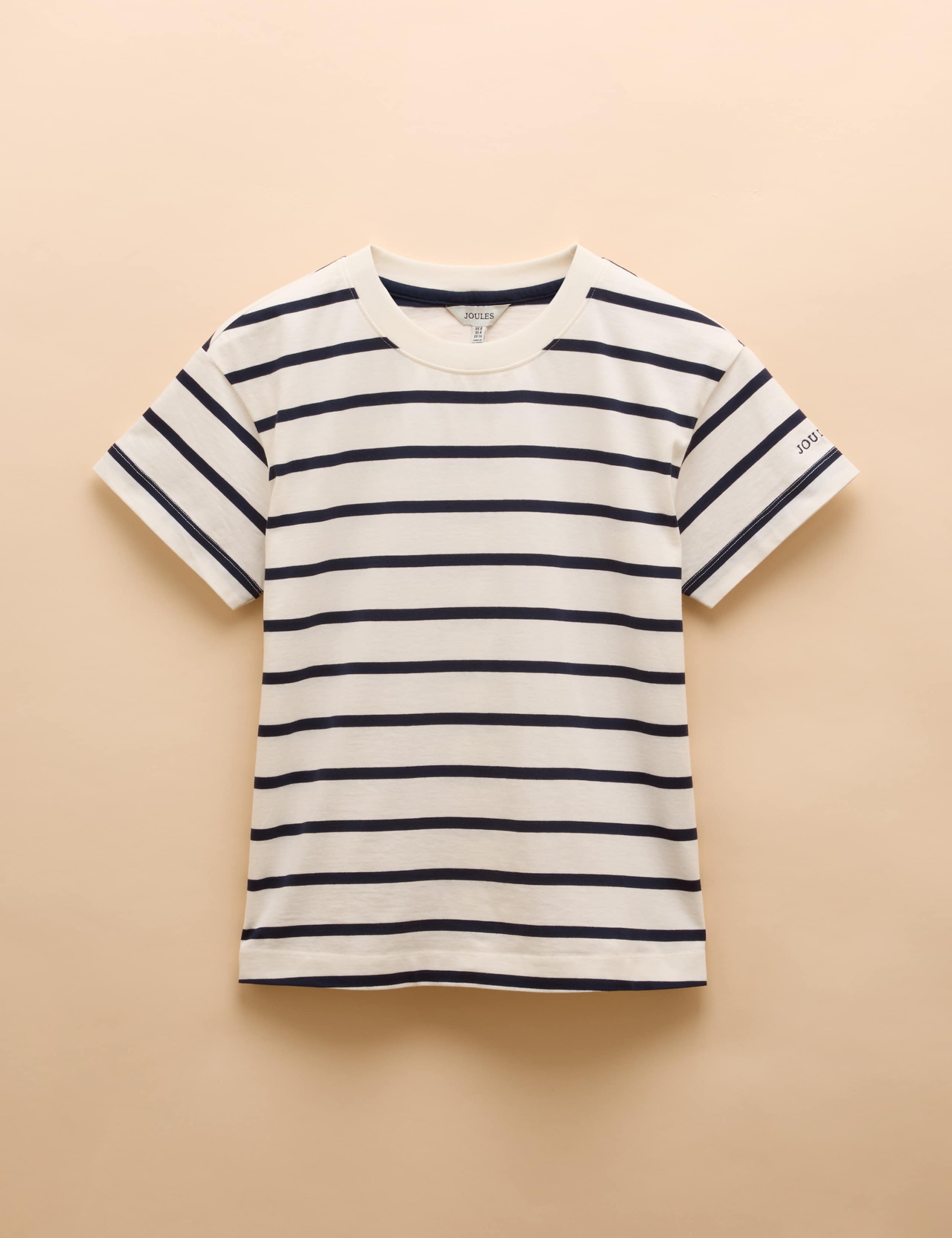 Pure Cotton Striped Relaxed T-Shirt 2 of 6