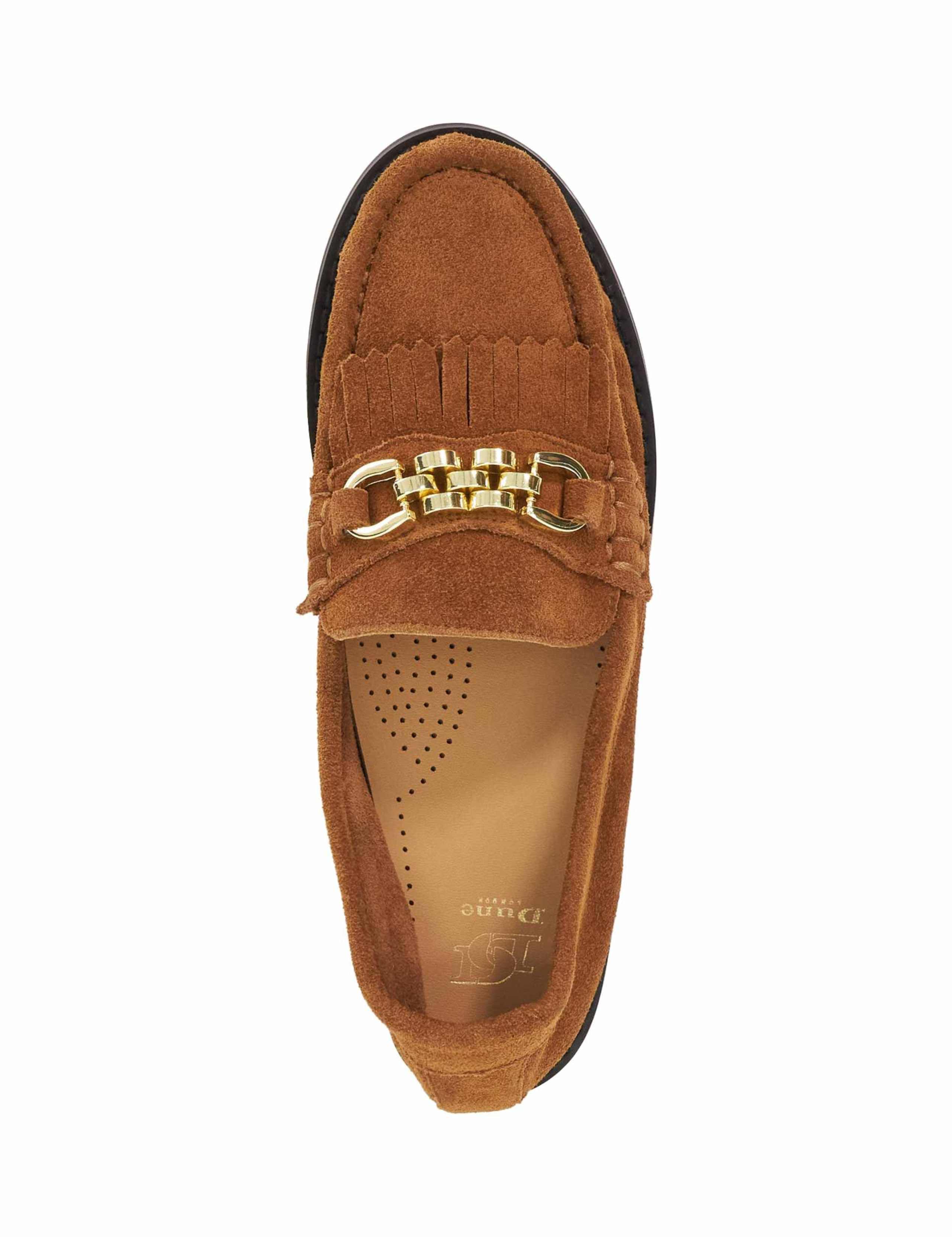 Suede Bar Flat Loafers 3 of 6