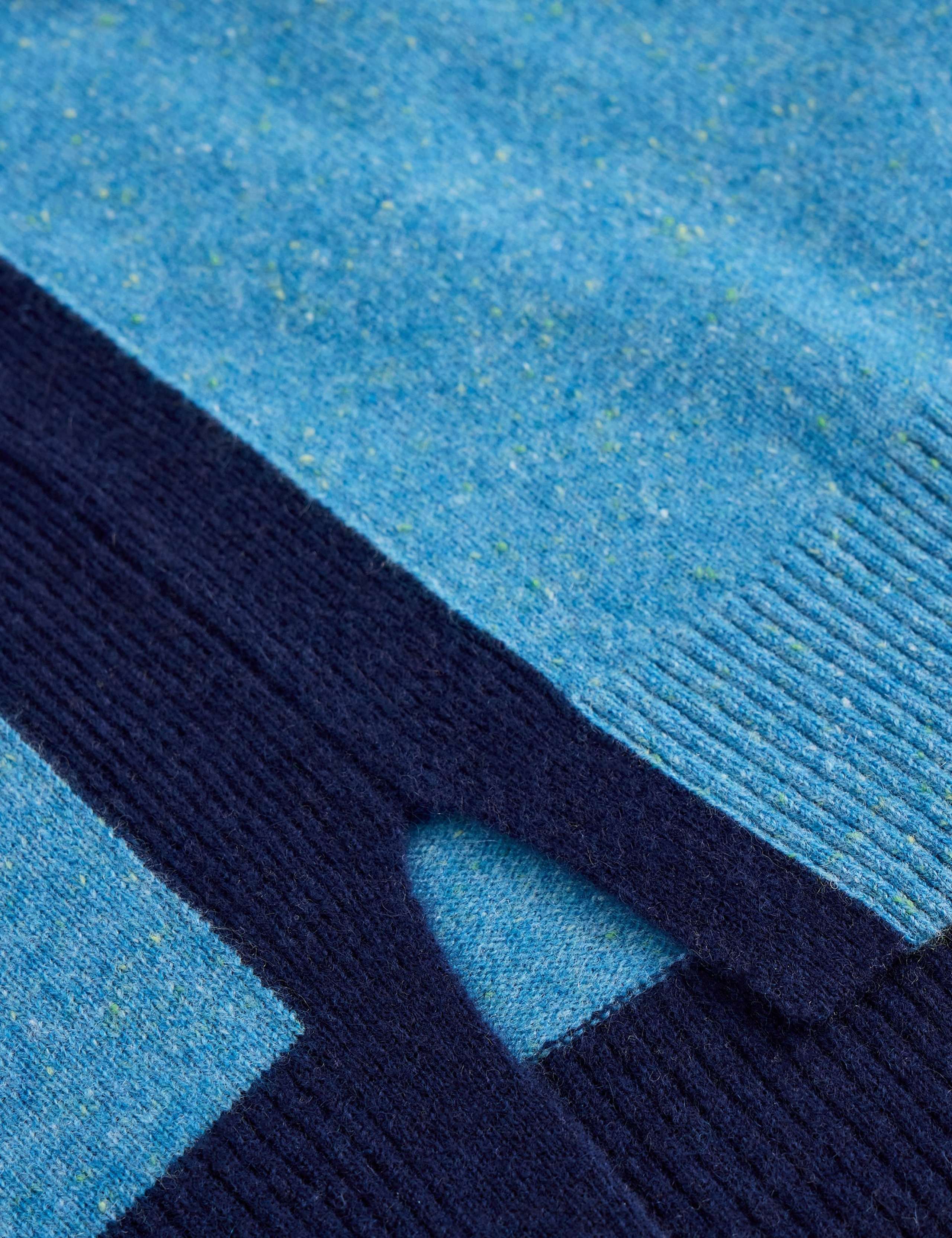 Pure Cashmere Printed V Neck Jumper 5 of 6