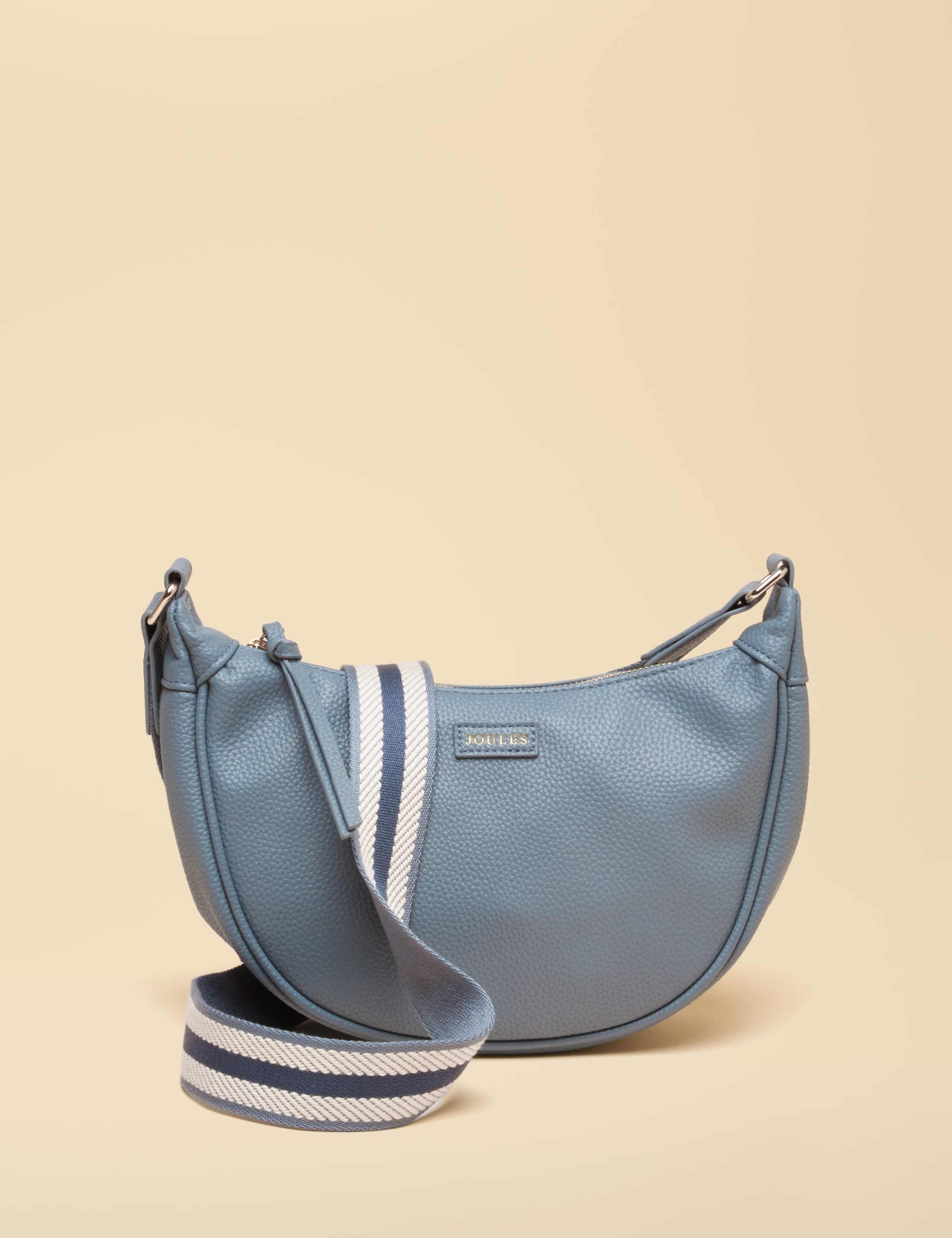 Faux Leather Half Moon Cross Body Bag 4 of 8