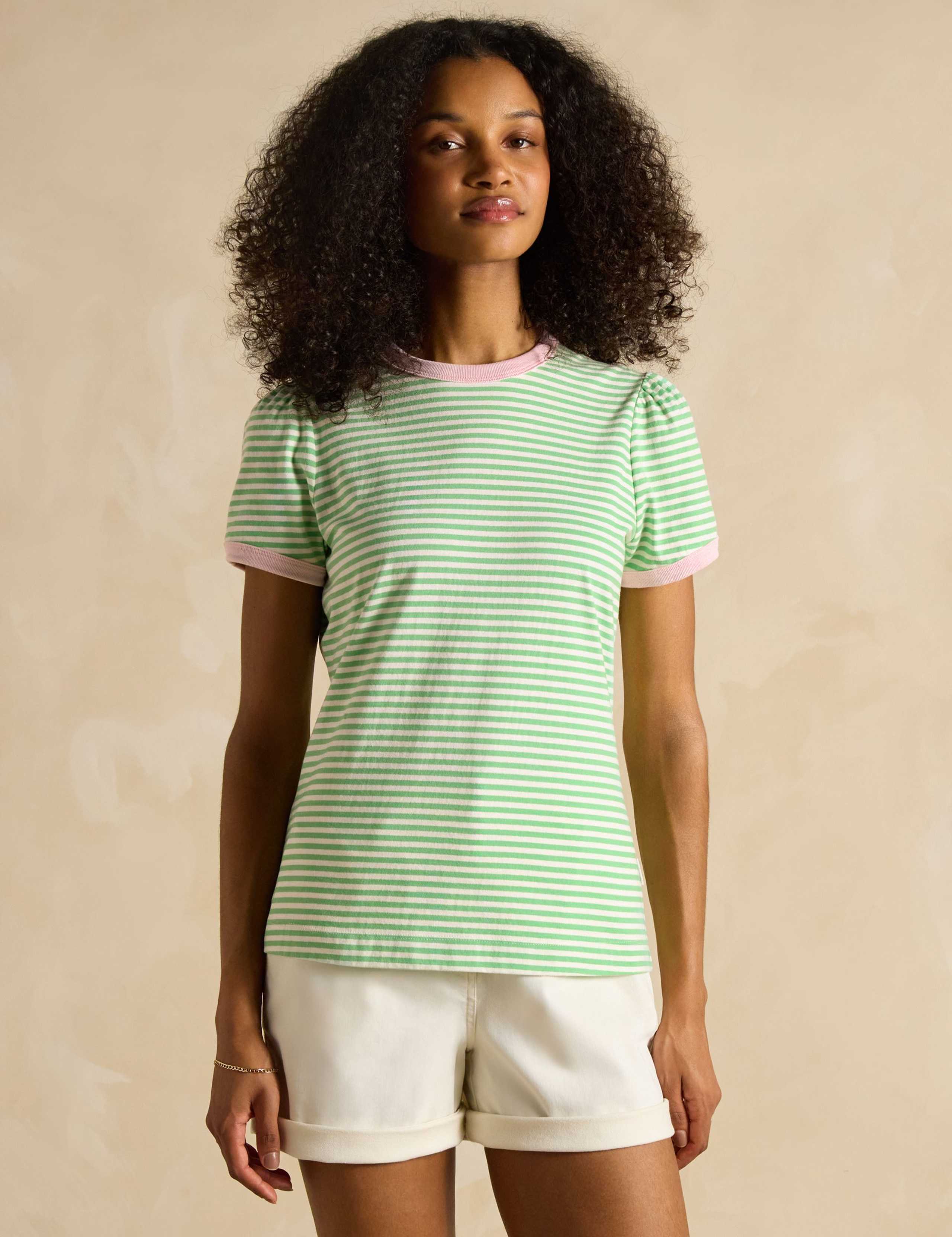Pure Cotton Striped T-Shirt 3 of 6