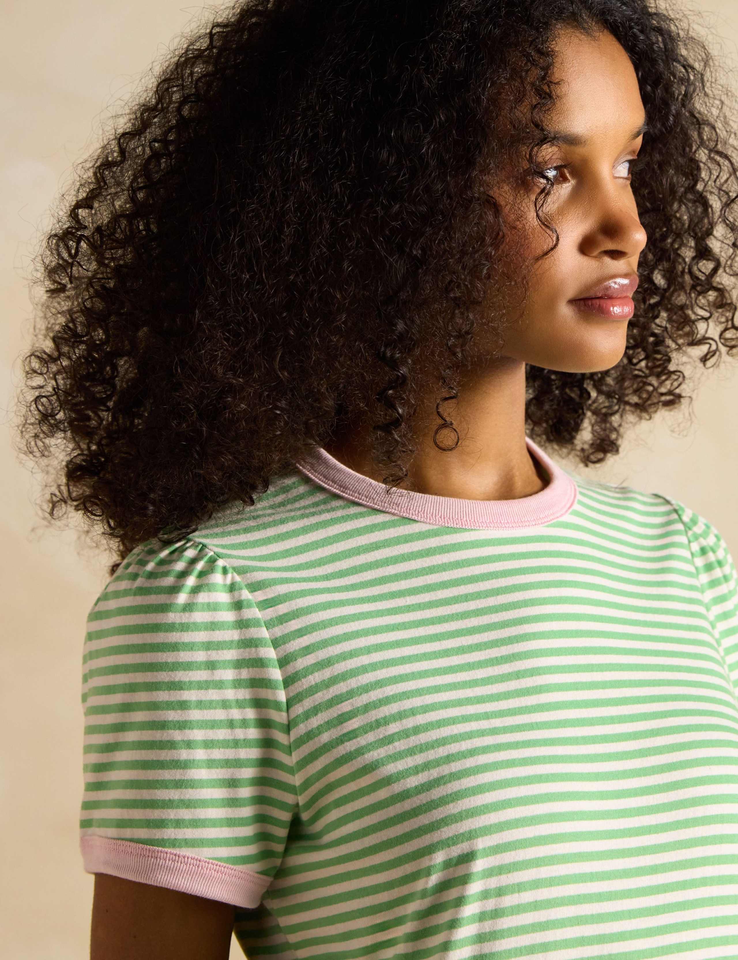 Pure Cotton Striped T-Shirt 5 of 6