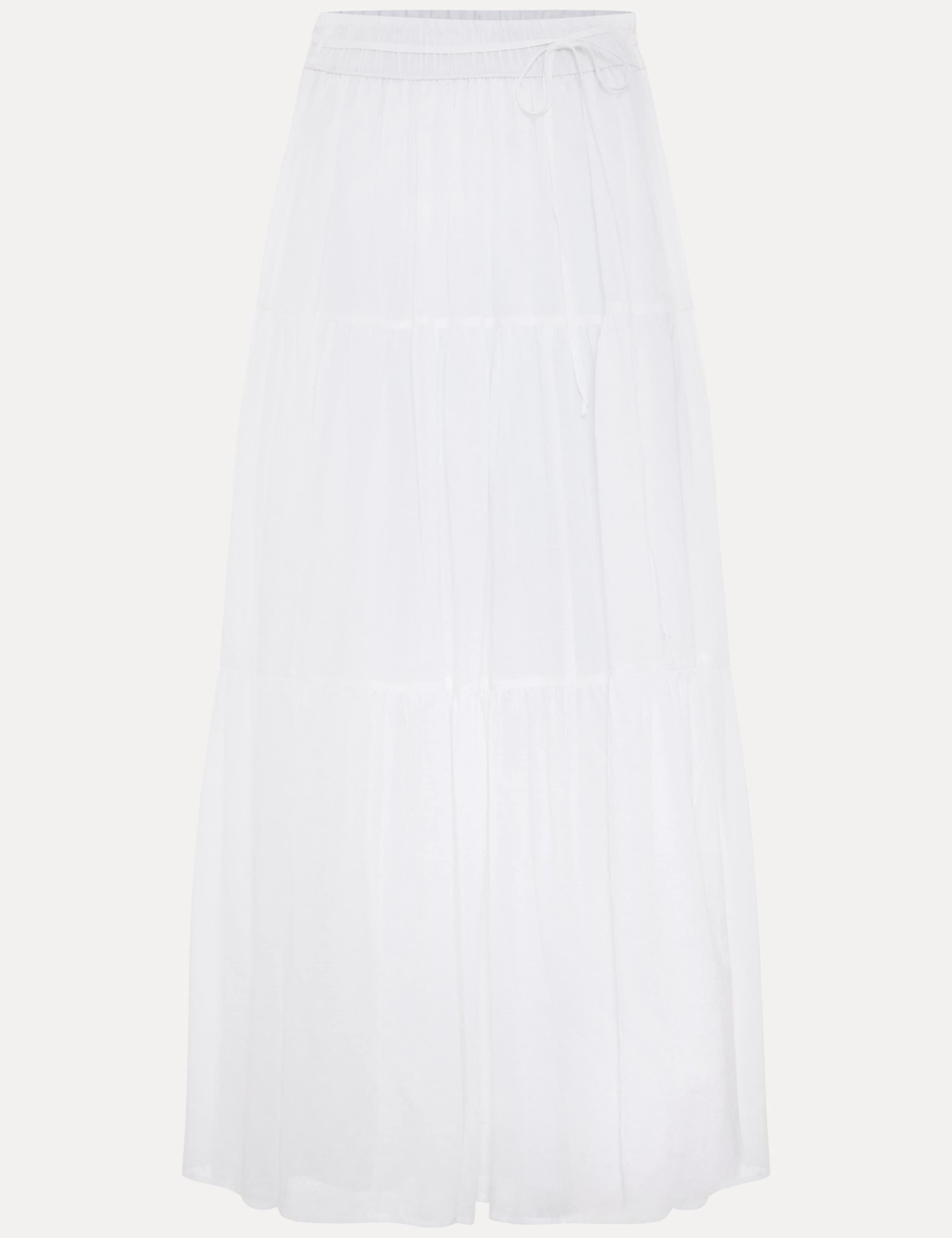 Pure Cotton Maxi Tiered Skirt 2 of 7