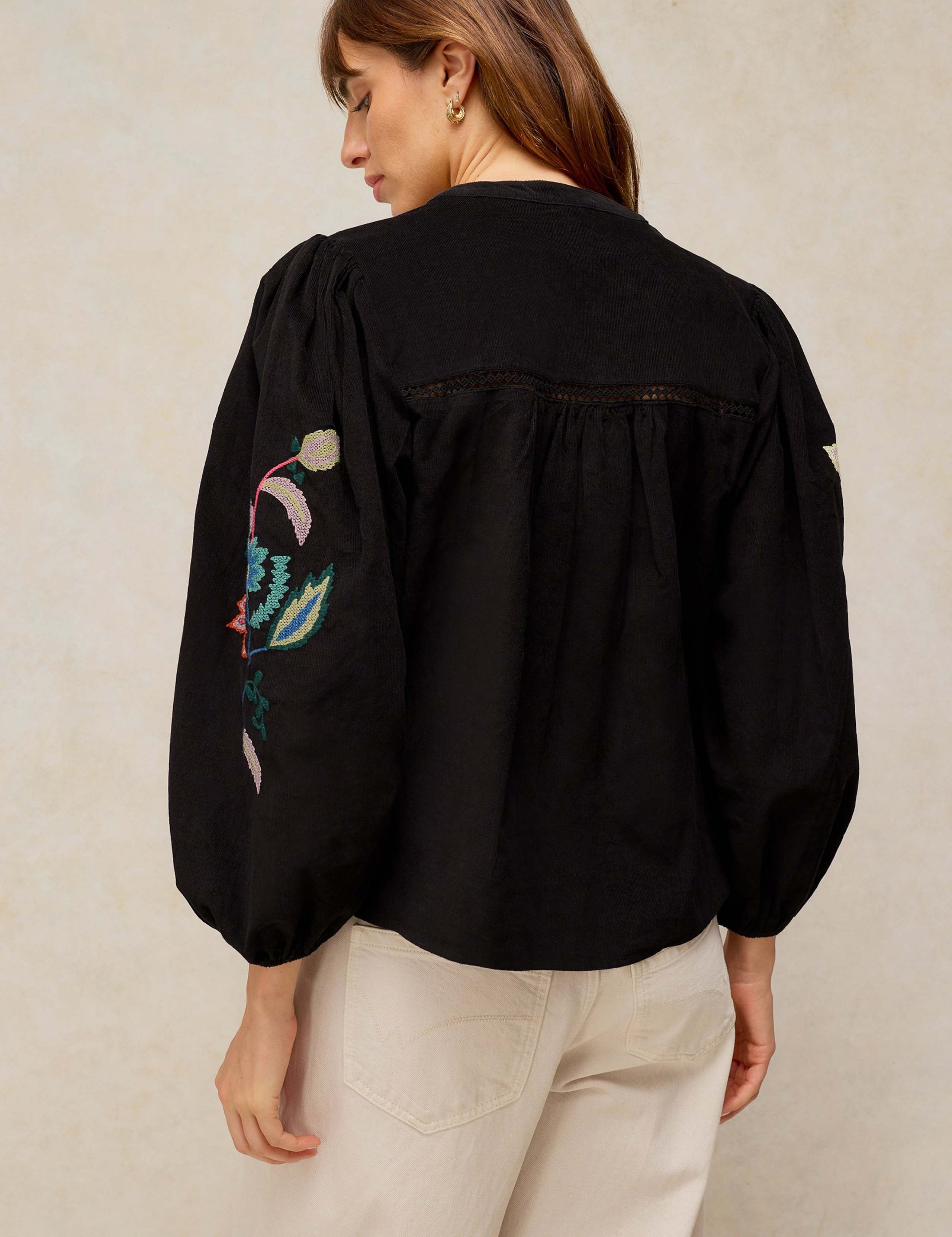 Pure Cotton Printed Notch Neck Blouse 3 of 6
