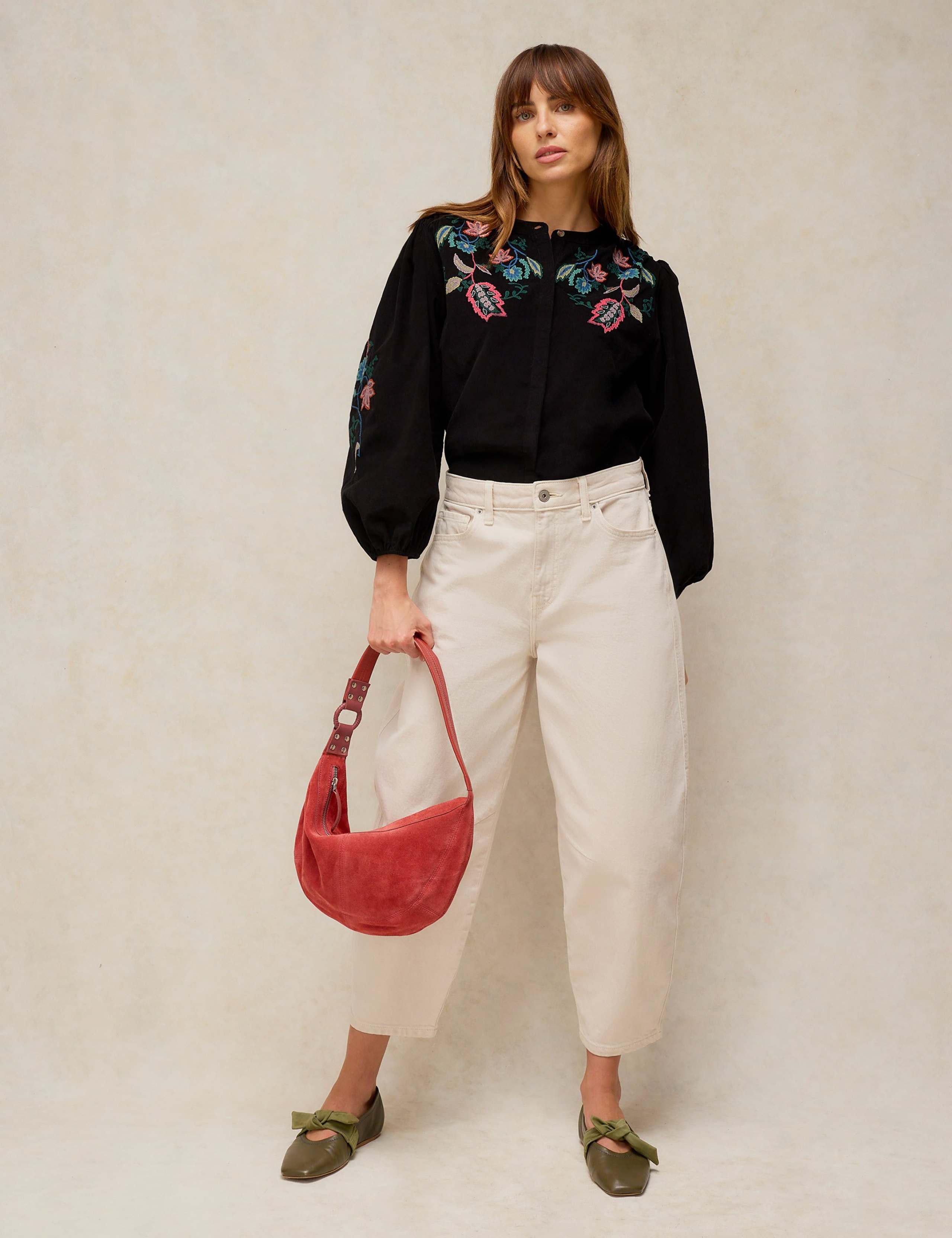 Pure Cotton Printed Notch Neck Blouse 4 of 6
