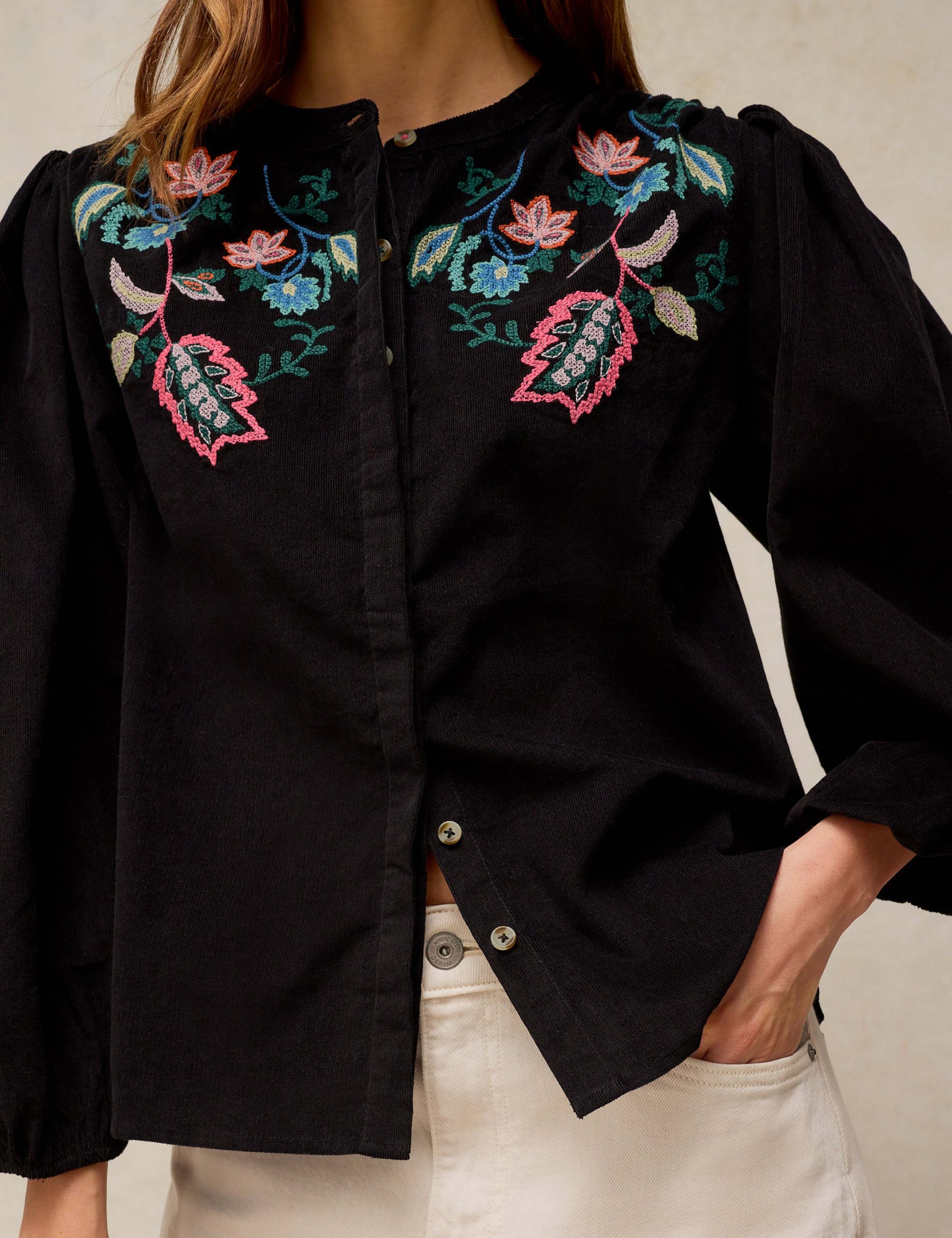 Pure Cotton Printed Notch Neck Blouse 5 of 6