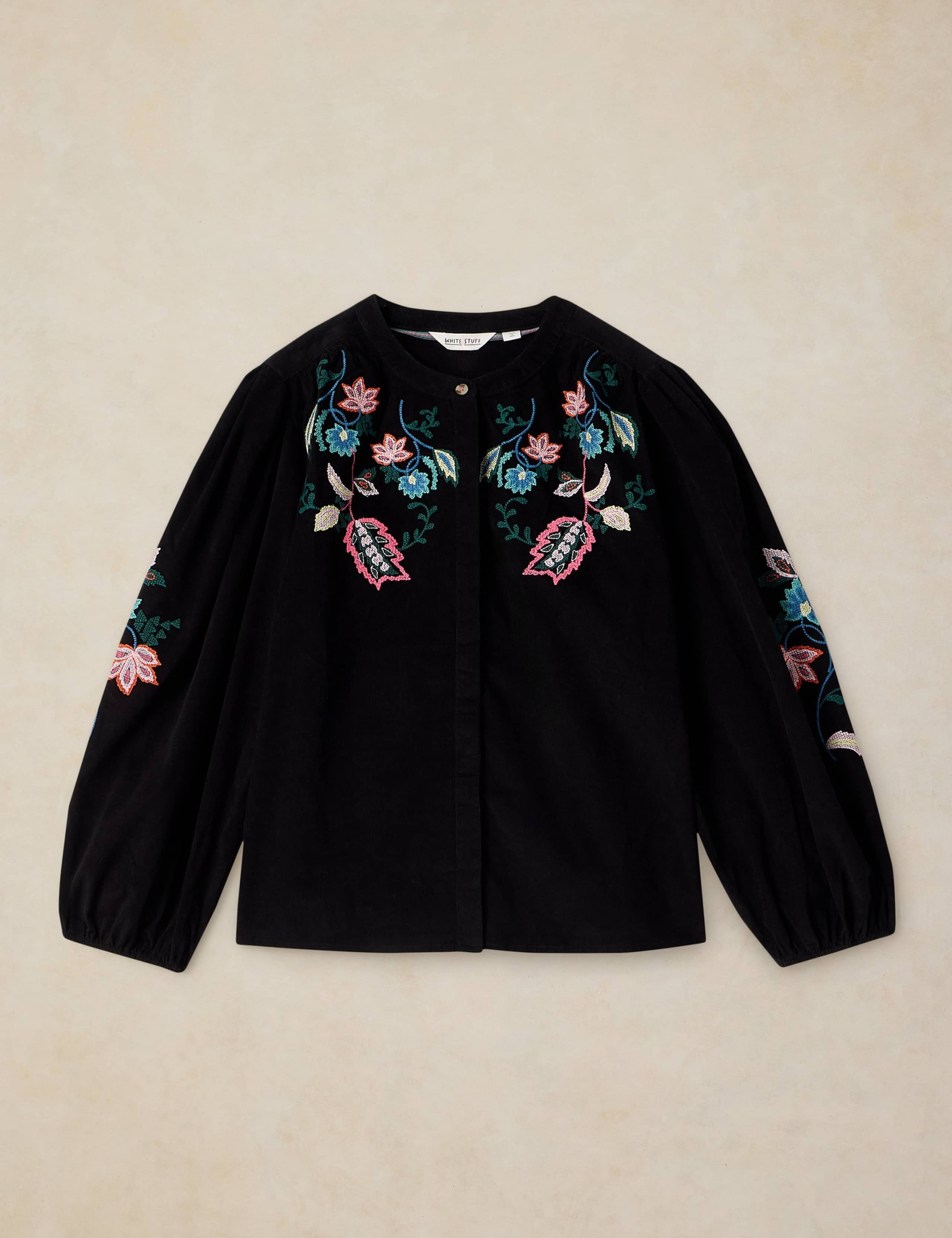 Pure Cotton Printed Notch Neck Blouse 2 of 6