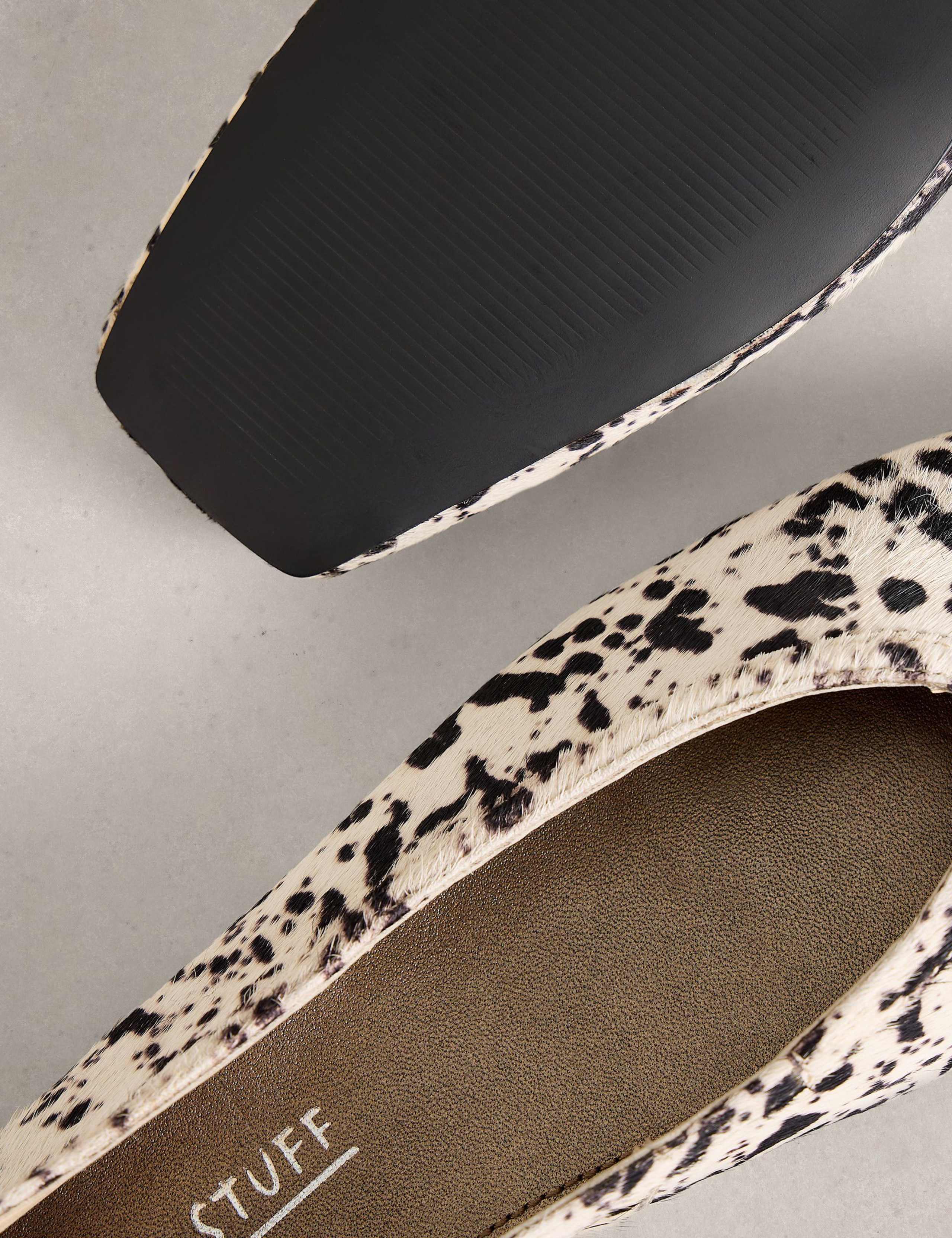 Leopard Print Slip On Flat Ballet Pumps 2 of 4