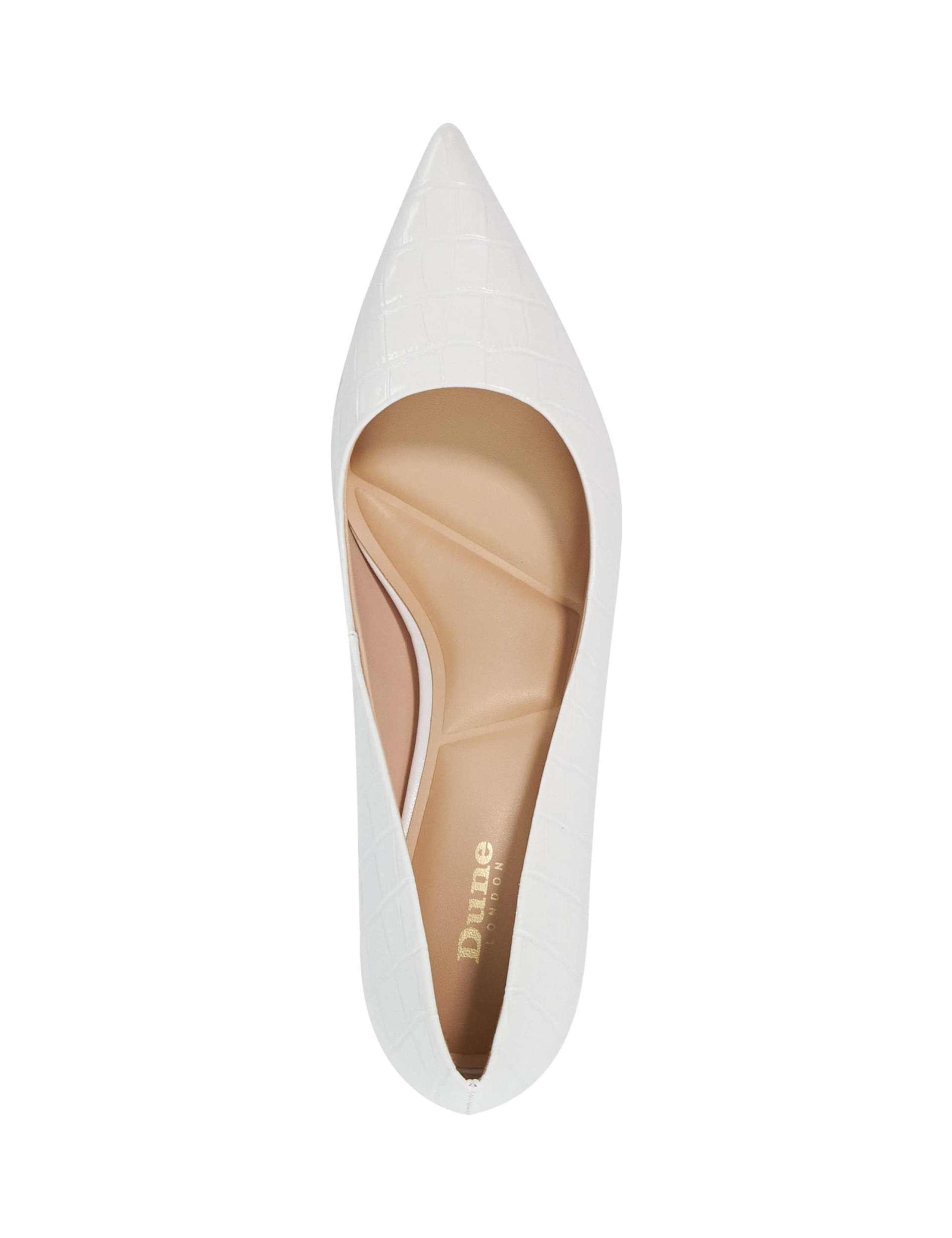 Leather Stiletto Heel Pointed Court Shoes 5 of 5