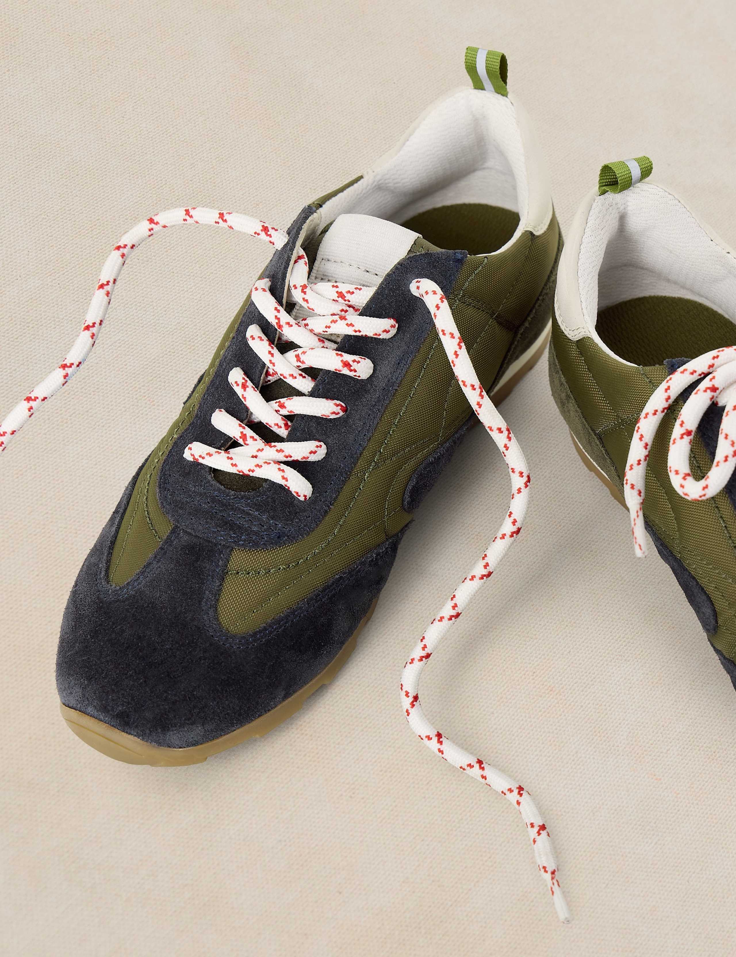 Leather Lace Up Trainers 4 of 4