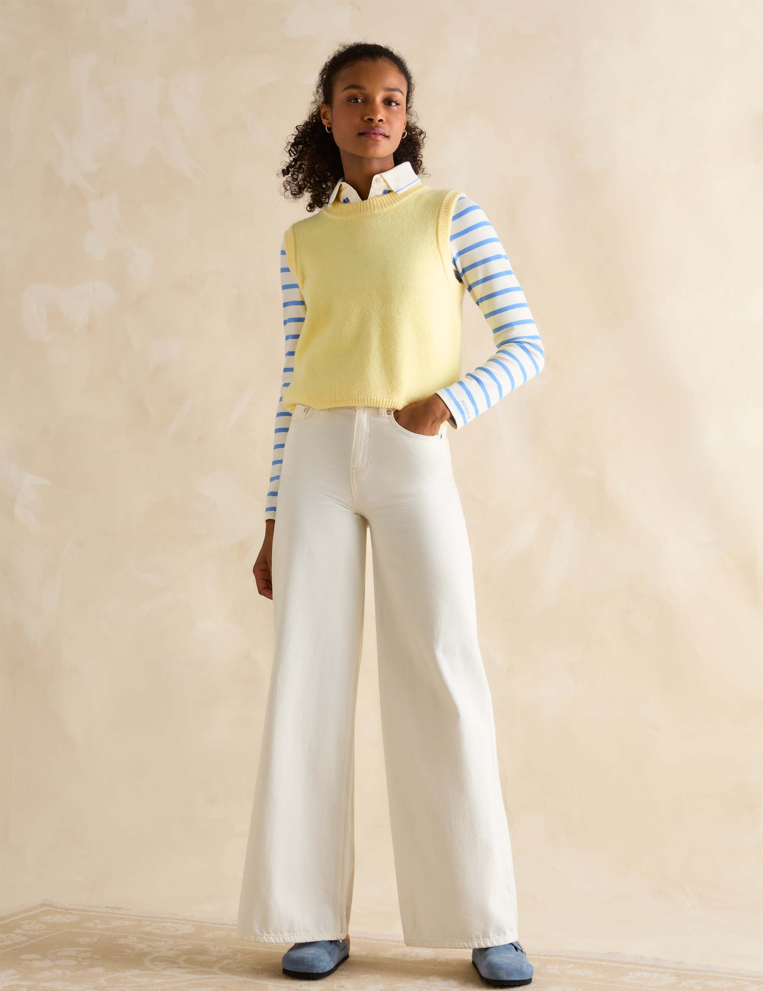 Cotton Rich Striped Collared Top 4 of 6