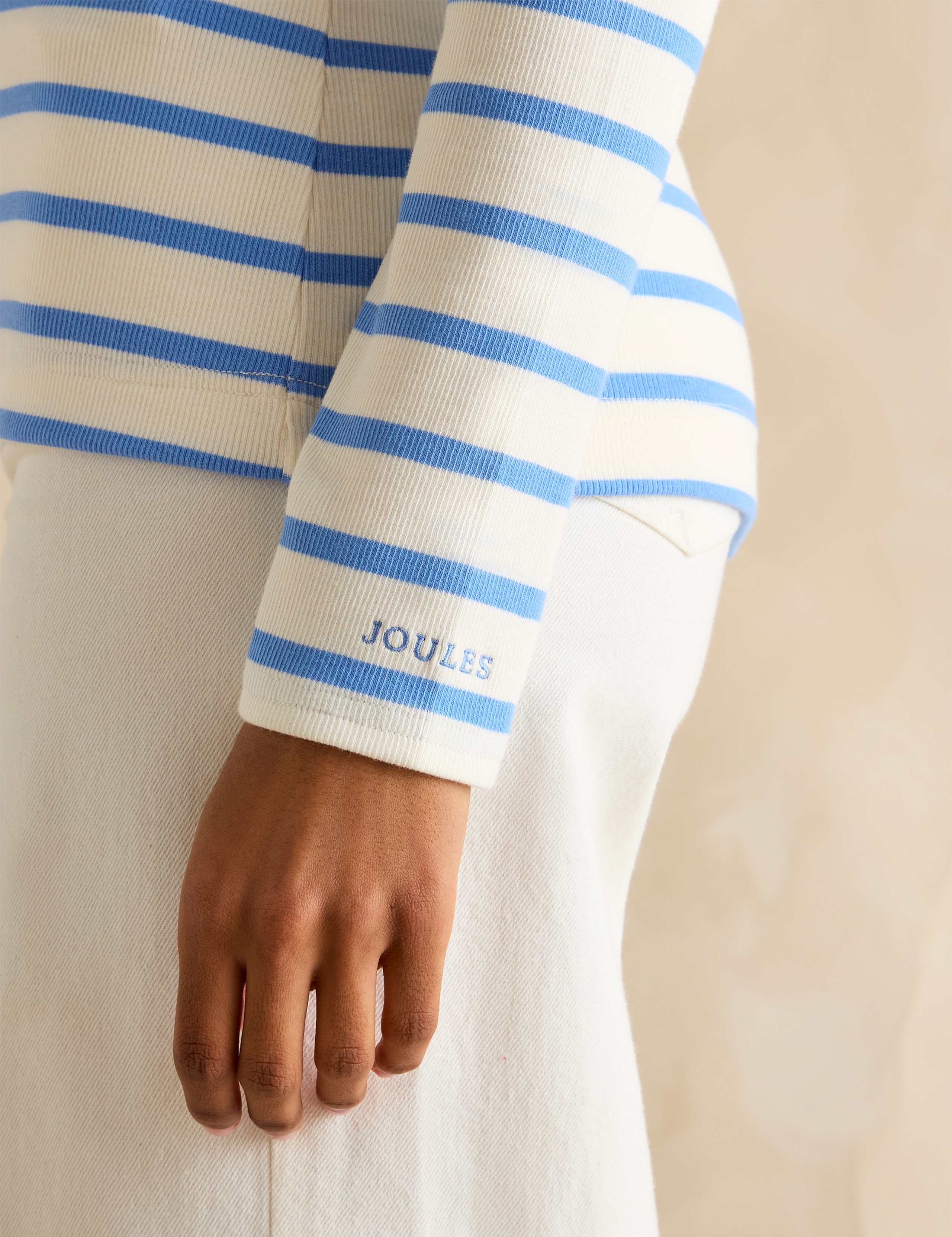 Cotton Rich Striped Collared Top 6 of 6