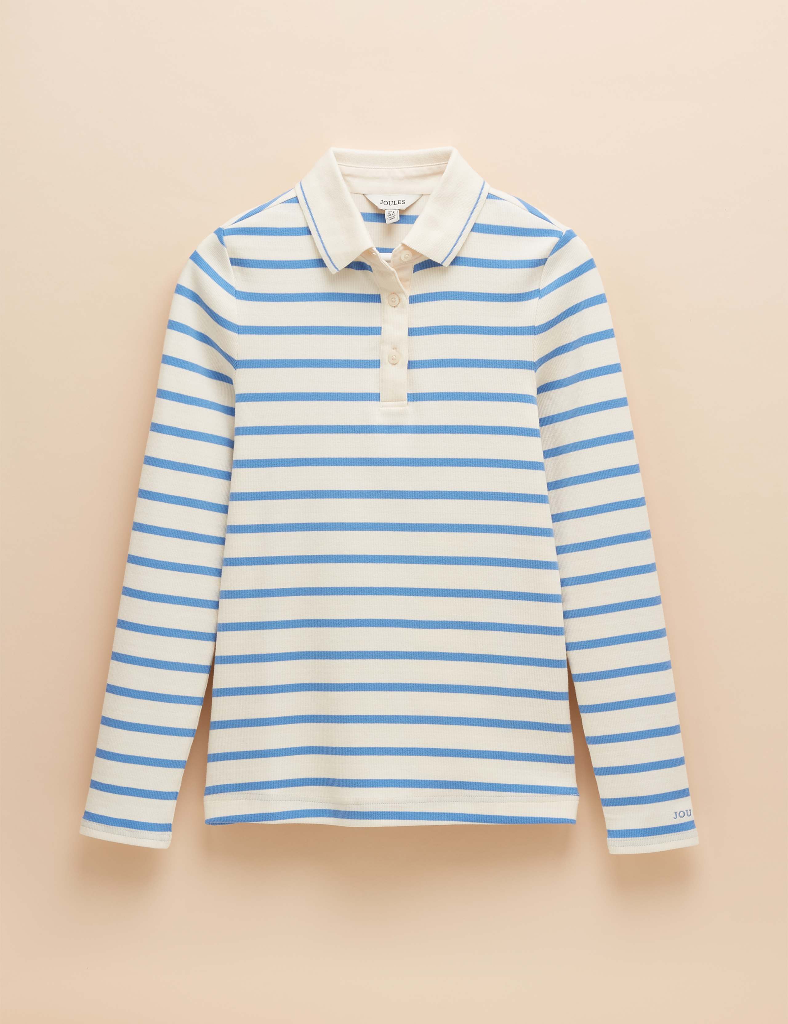 Cotton Rich Striped Collared Top 2 of 6