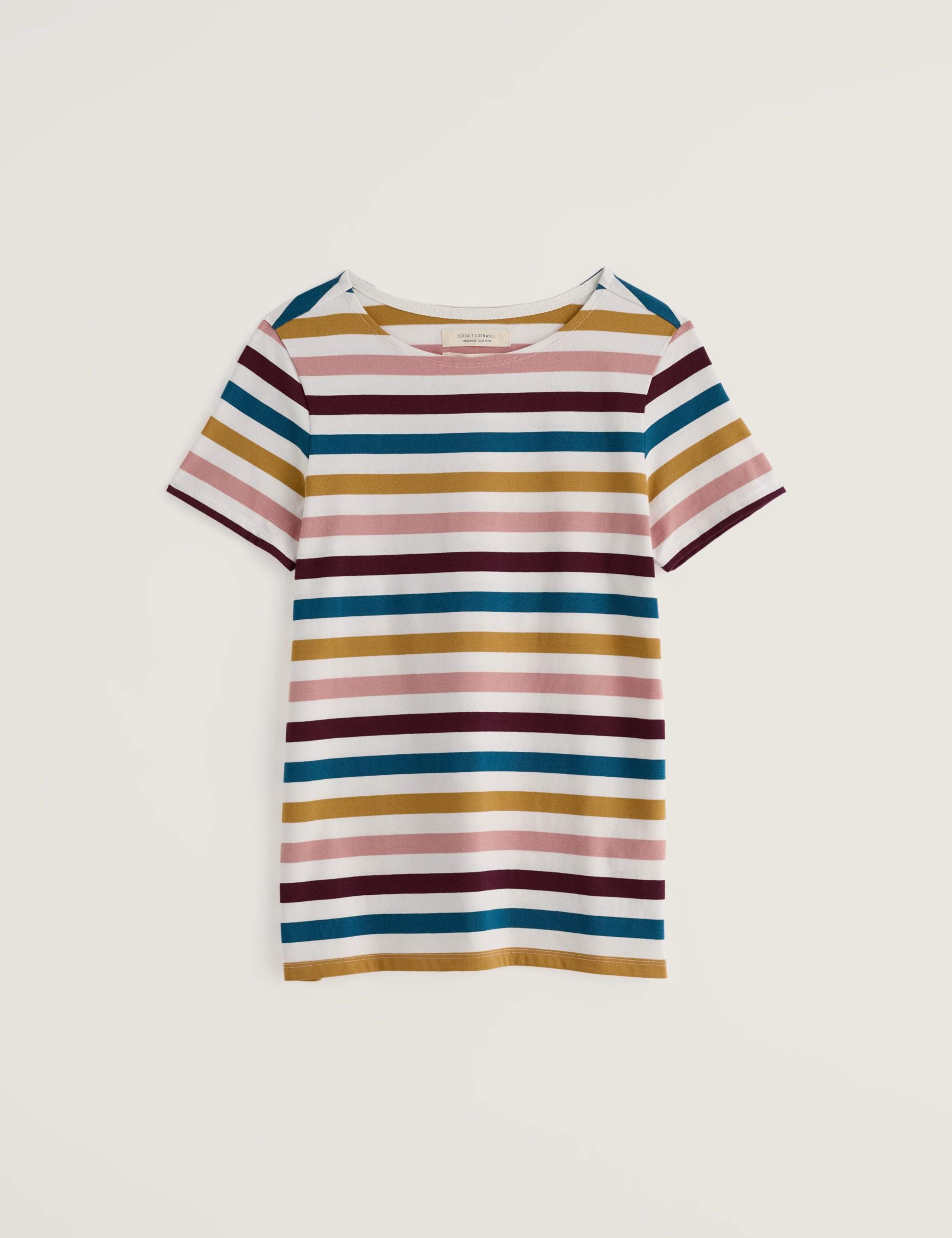 Pure Cotton Striped T-Shirt 2 of 5