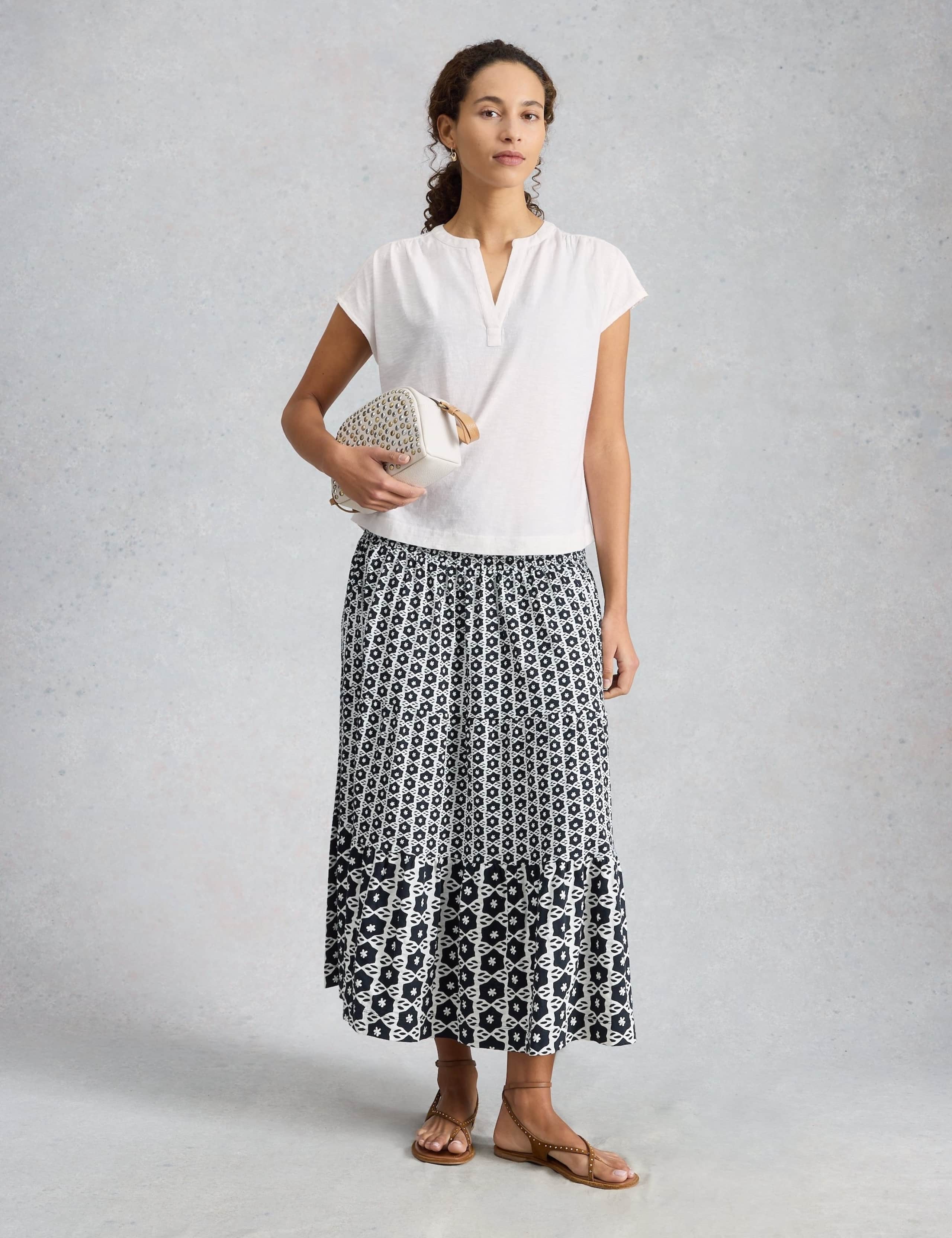 Pure Cotton Broderie T-Shirt 3 of 6