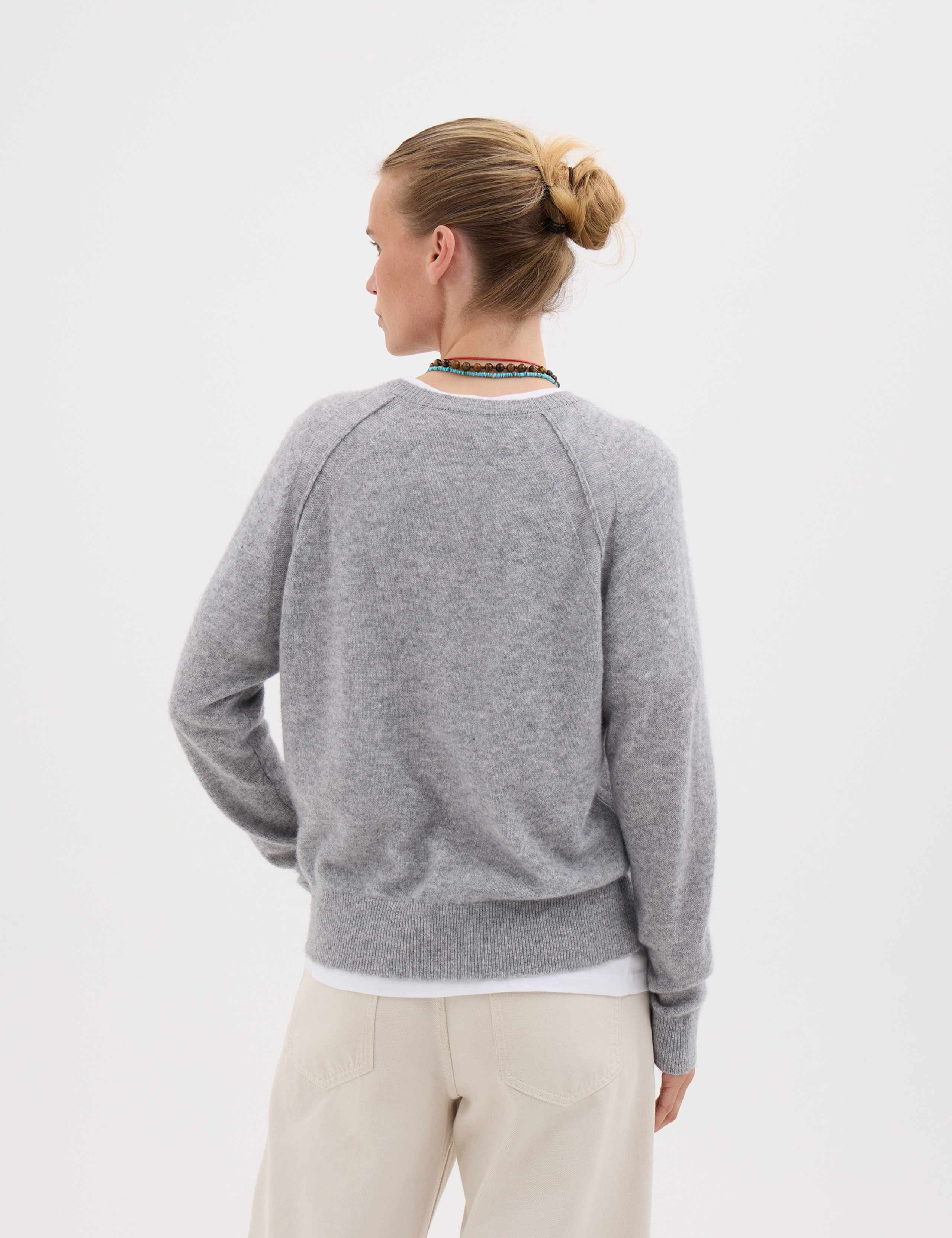 Pure Cashmere Henley Neck Jumper 5 of 5
