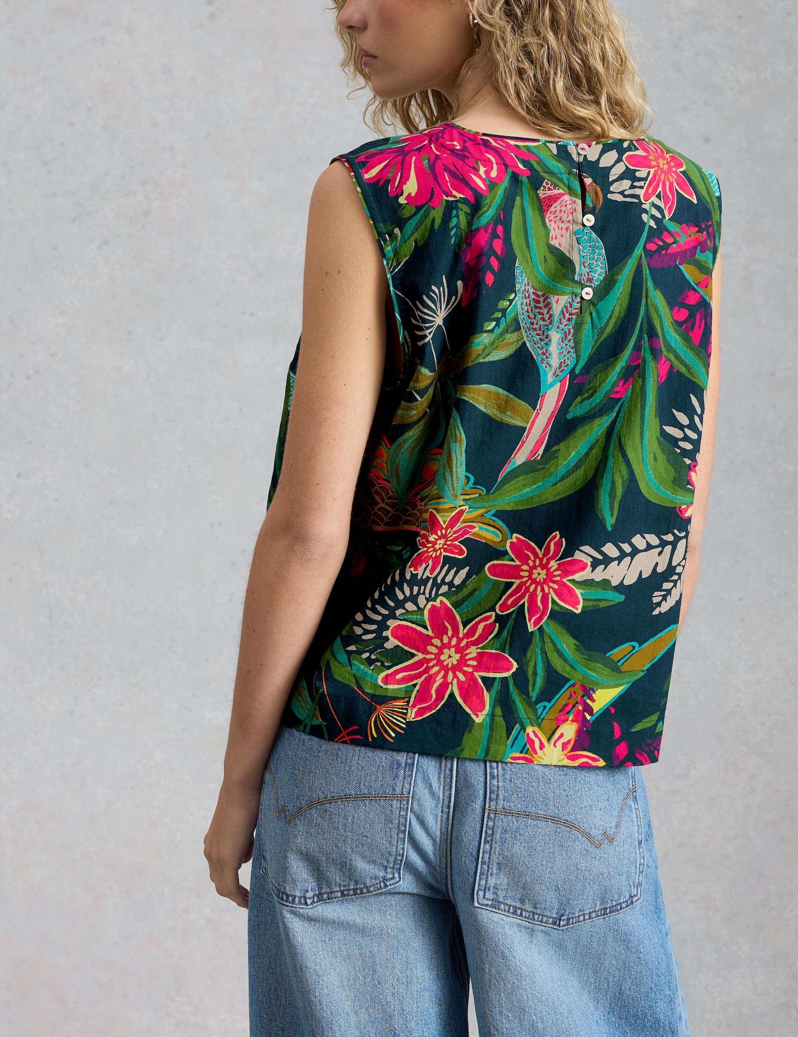 Pure Cotton Printed Vest 3 of 6