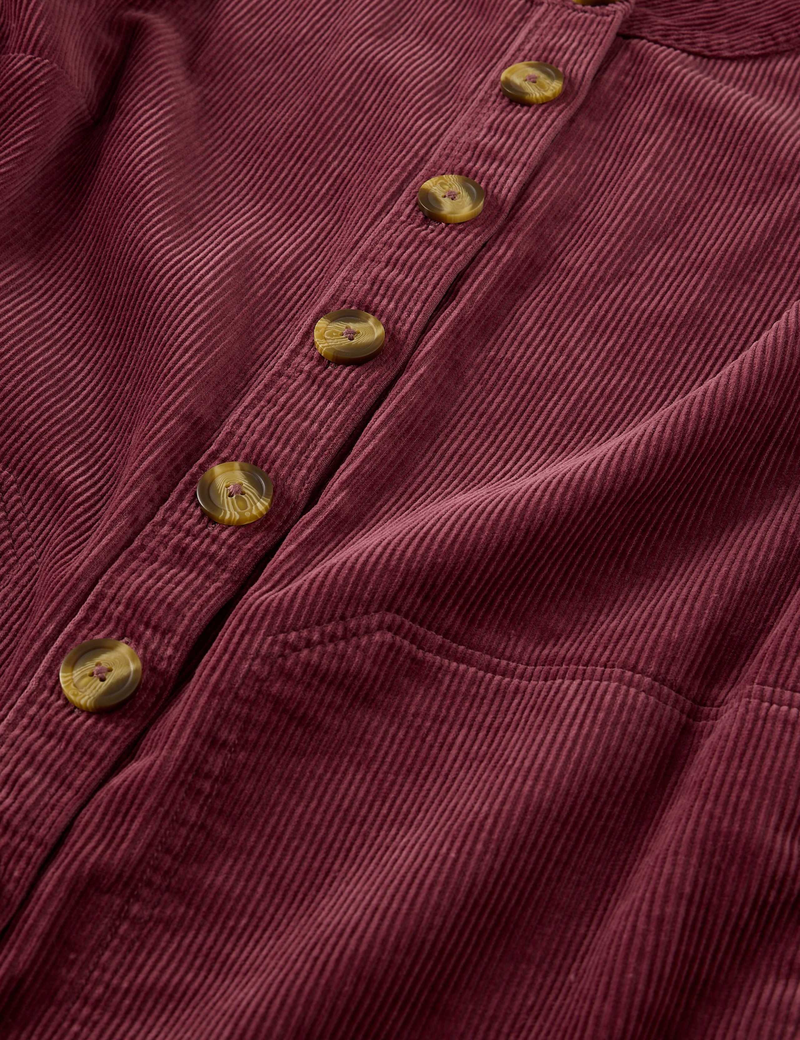 Cord Crew Neck Mini Shift Dress 6 of 6
