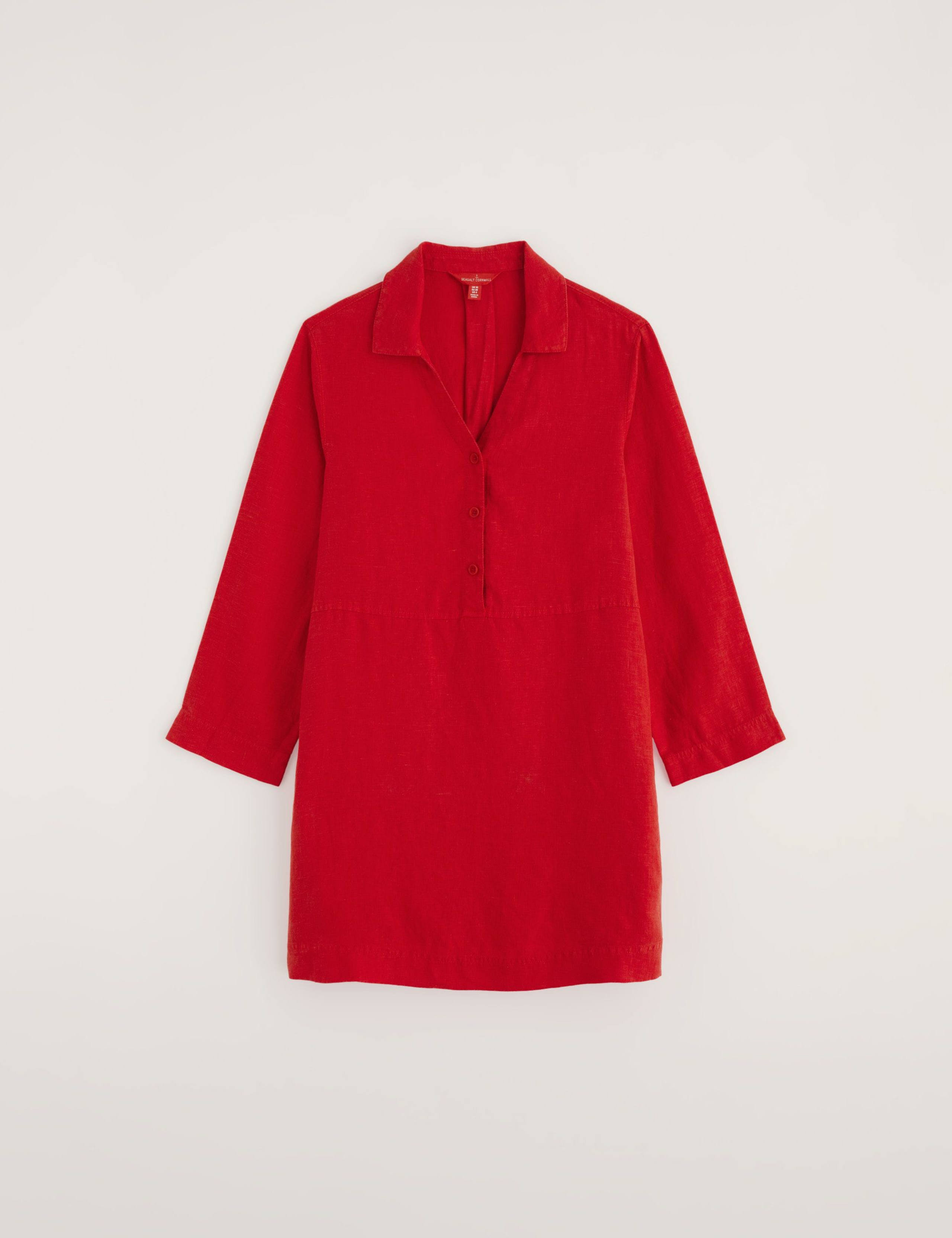 Pure Linen V-Neck Tunic 2 of 5