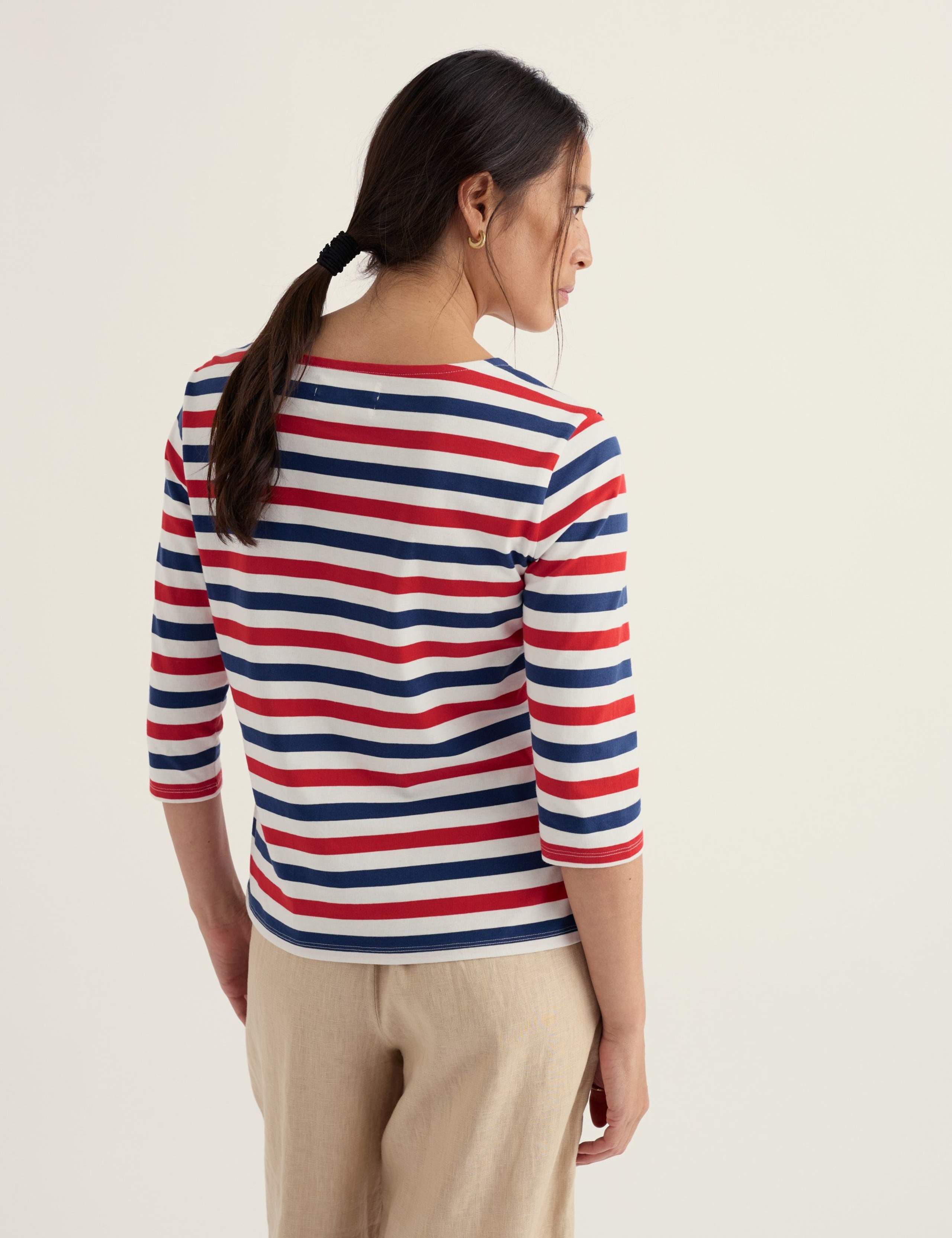 Pure Cotton Striped Top 4 of 6