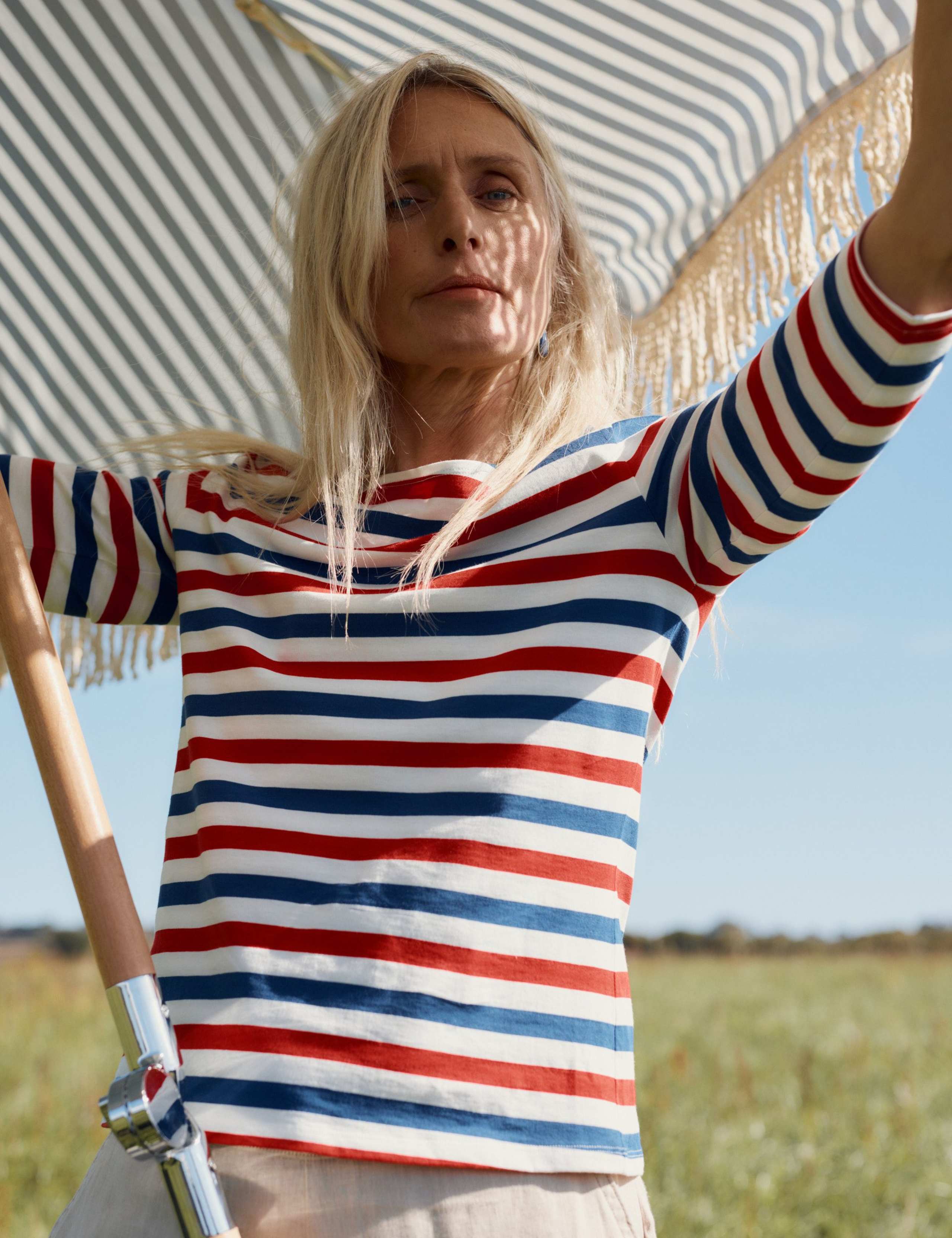 Pure Cotton Striped Top 5 of 6