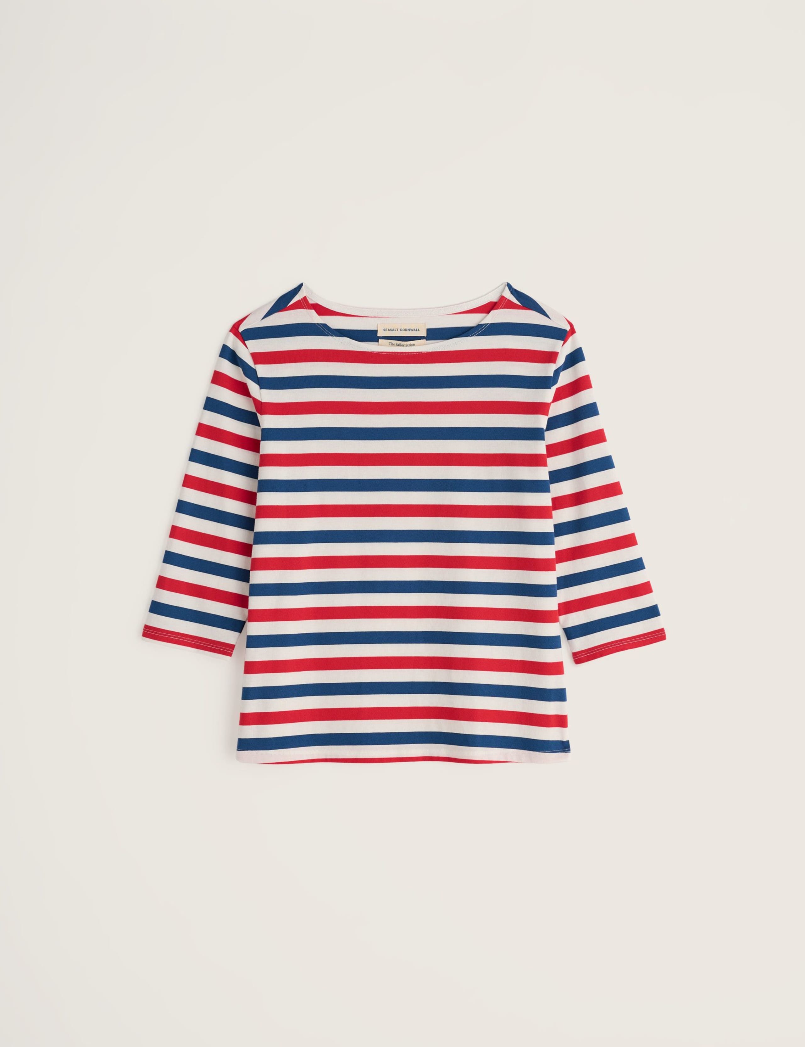 Pure Cotton Striped Top 2 of 6