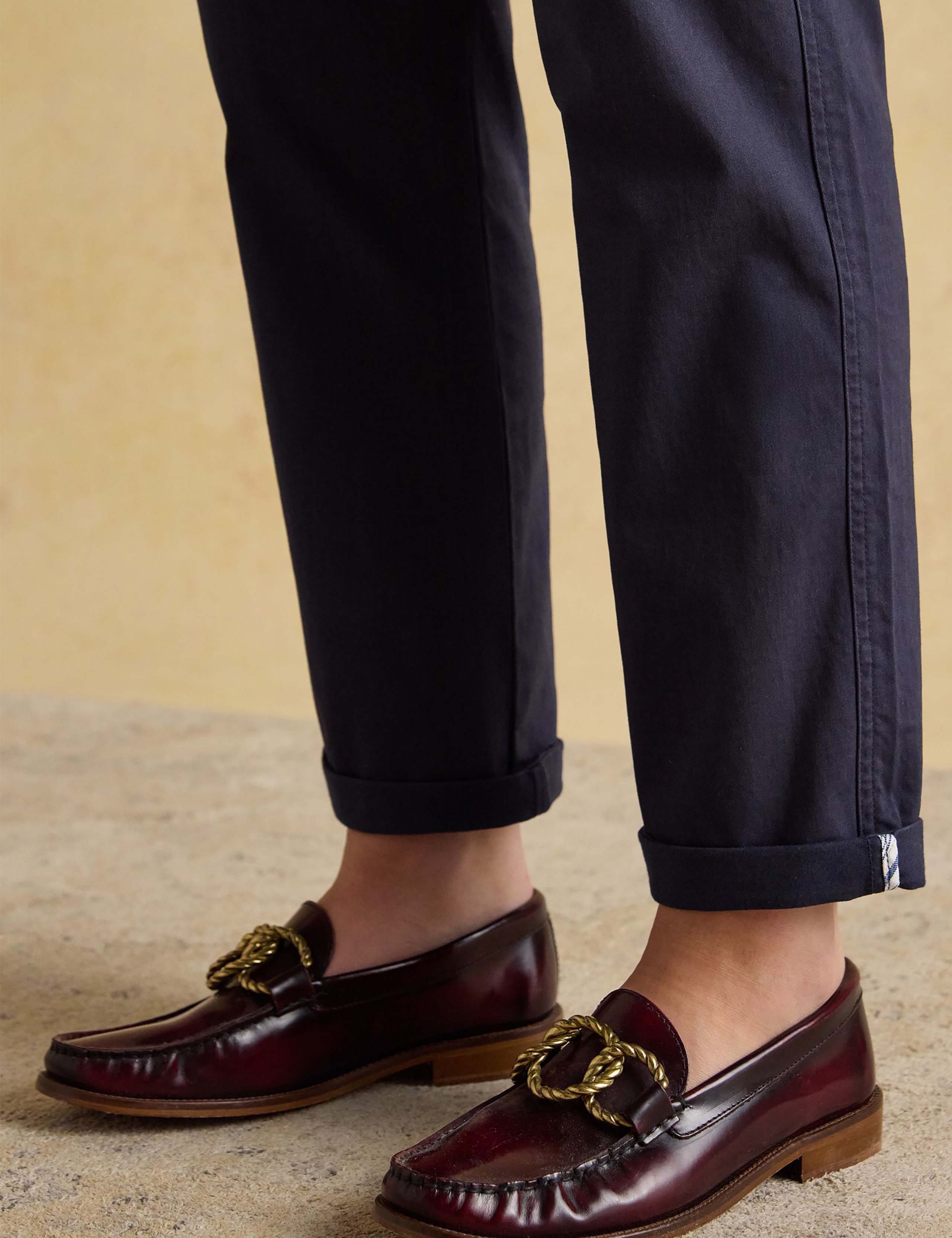 Cotton Rich Brushed Straight Leg Chinos 5 of 6