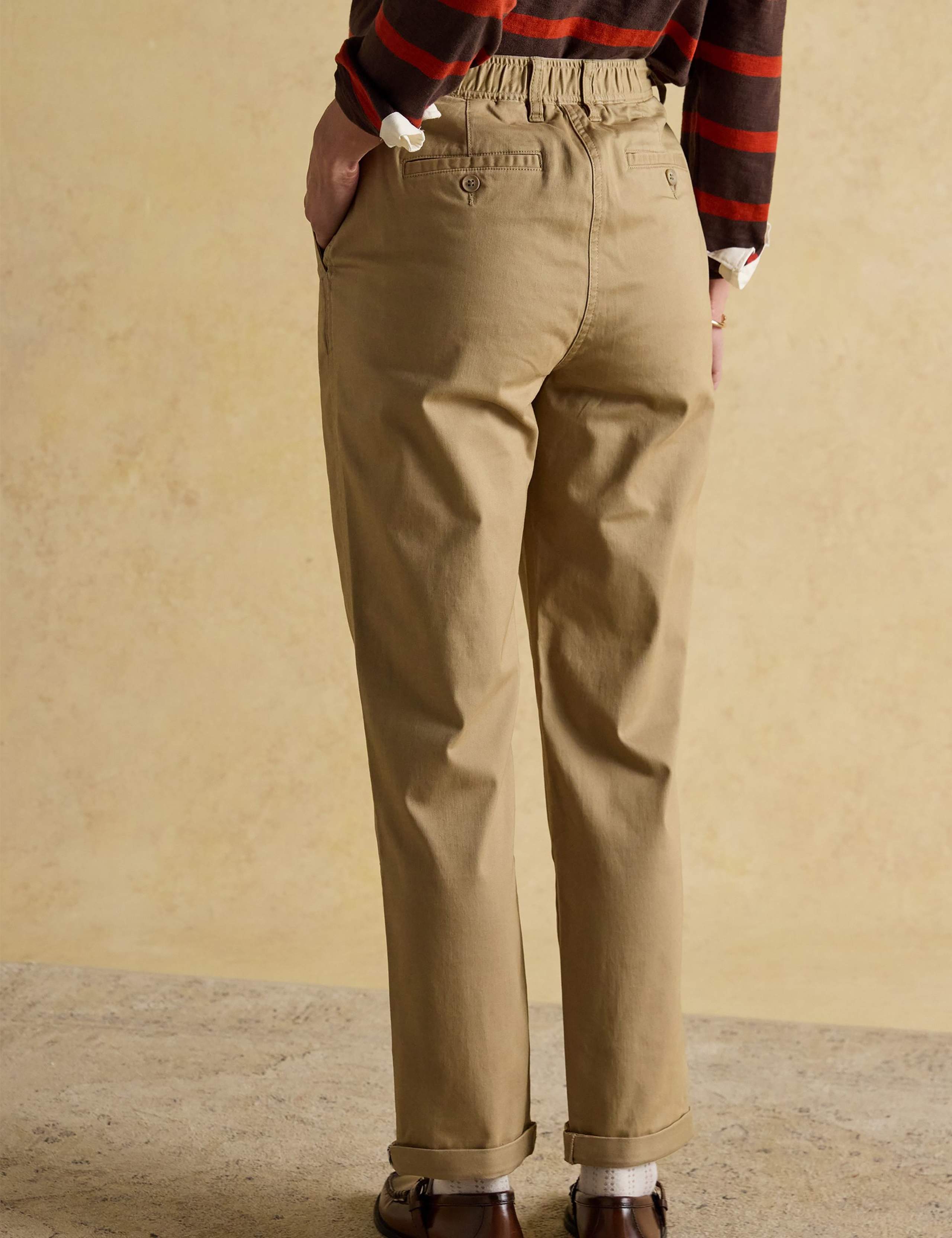 Cotton Rich Brushed Straight Leg Chinos 5 of 8
